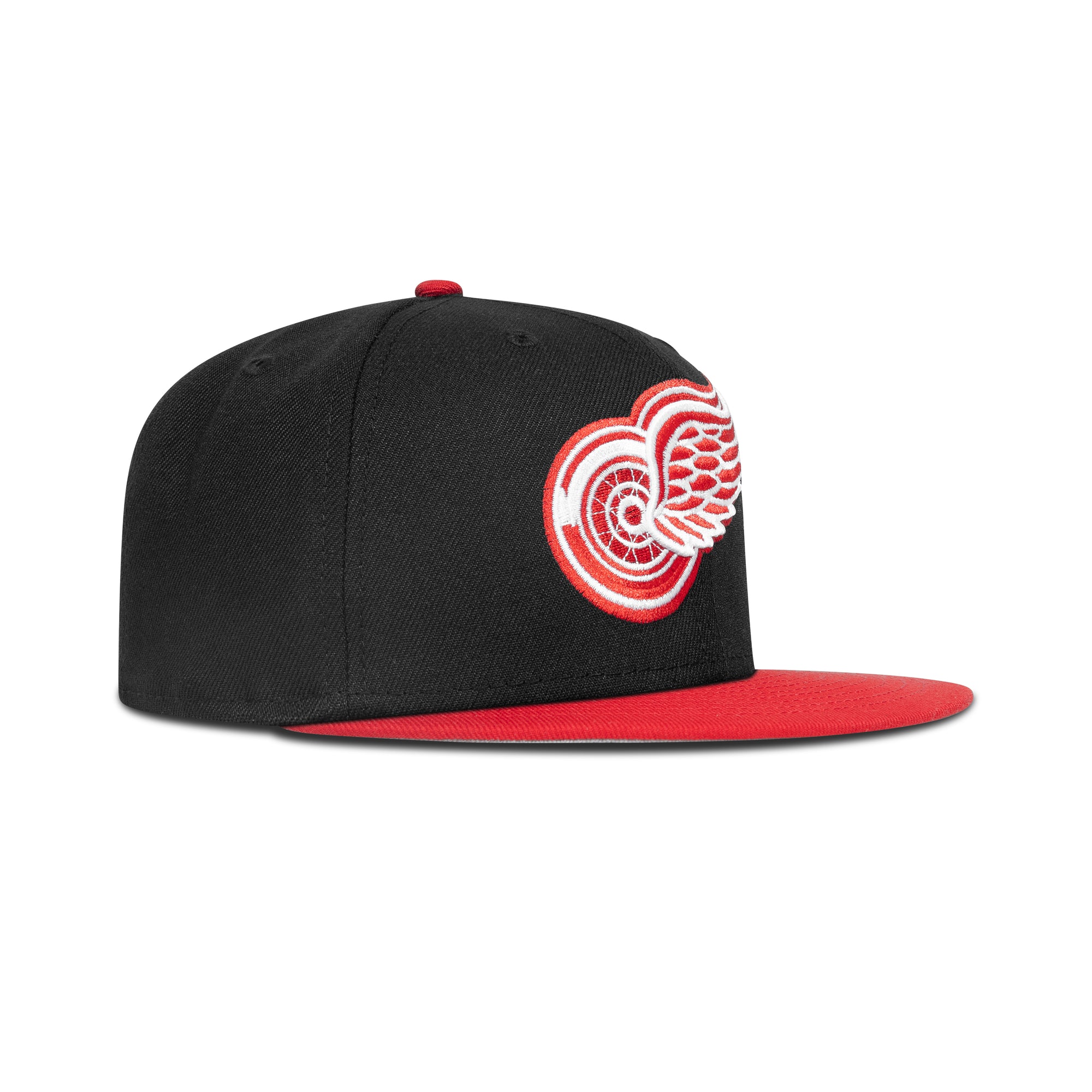 New Era Detroit Red Wings Fitted Grey Bottom "Black Red"