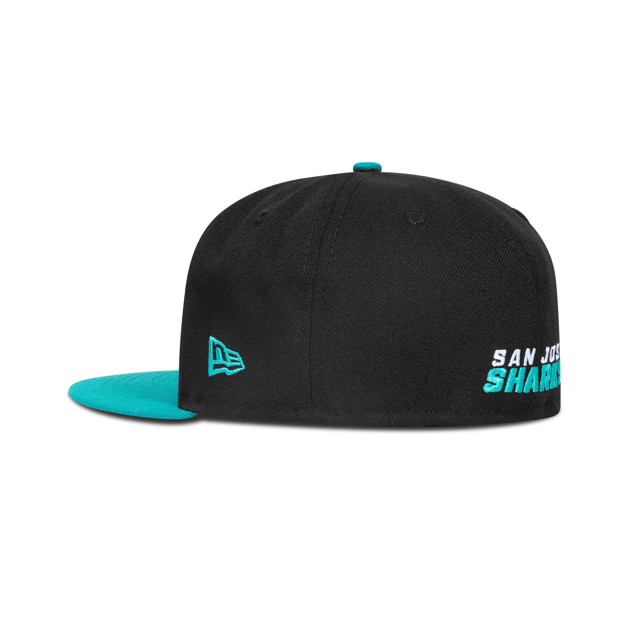 New Era San Jose Sharks Fitted Grey Bottom "Black Aqua"
