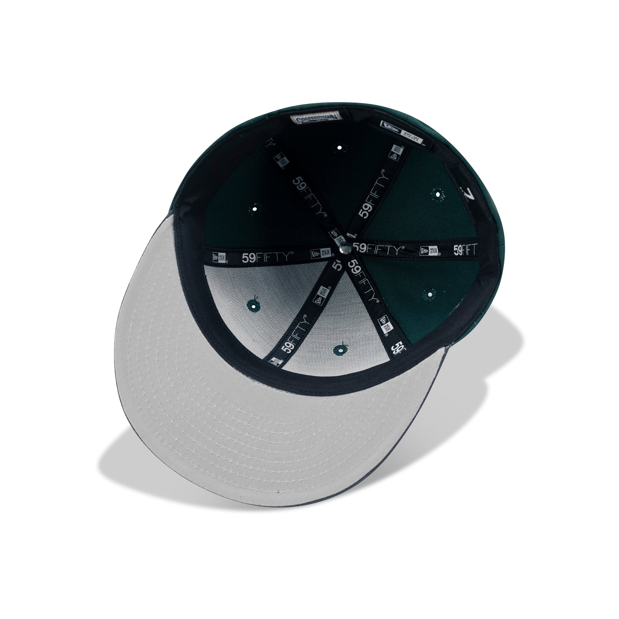 New Era Tampa Bay Rays Fitted Grey Bottom "Dark Green Grey" (Tropicana Field Patch Embroidery)