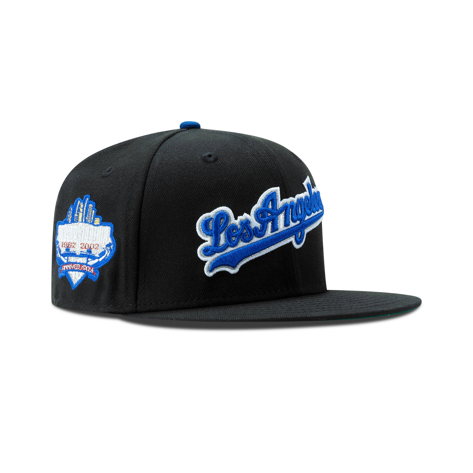 New Era Los Angeles Dodgers Fitted Green Bottom "Black Royal"