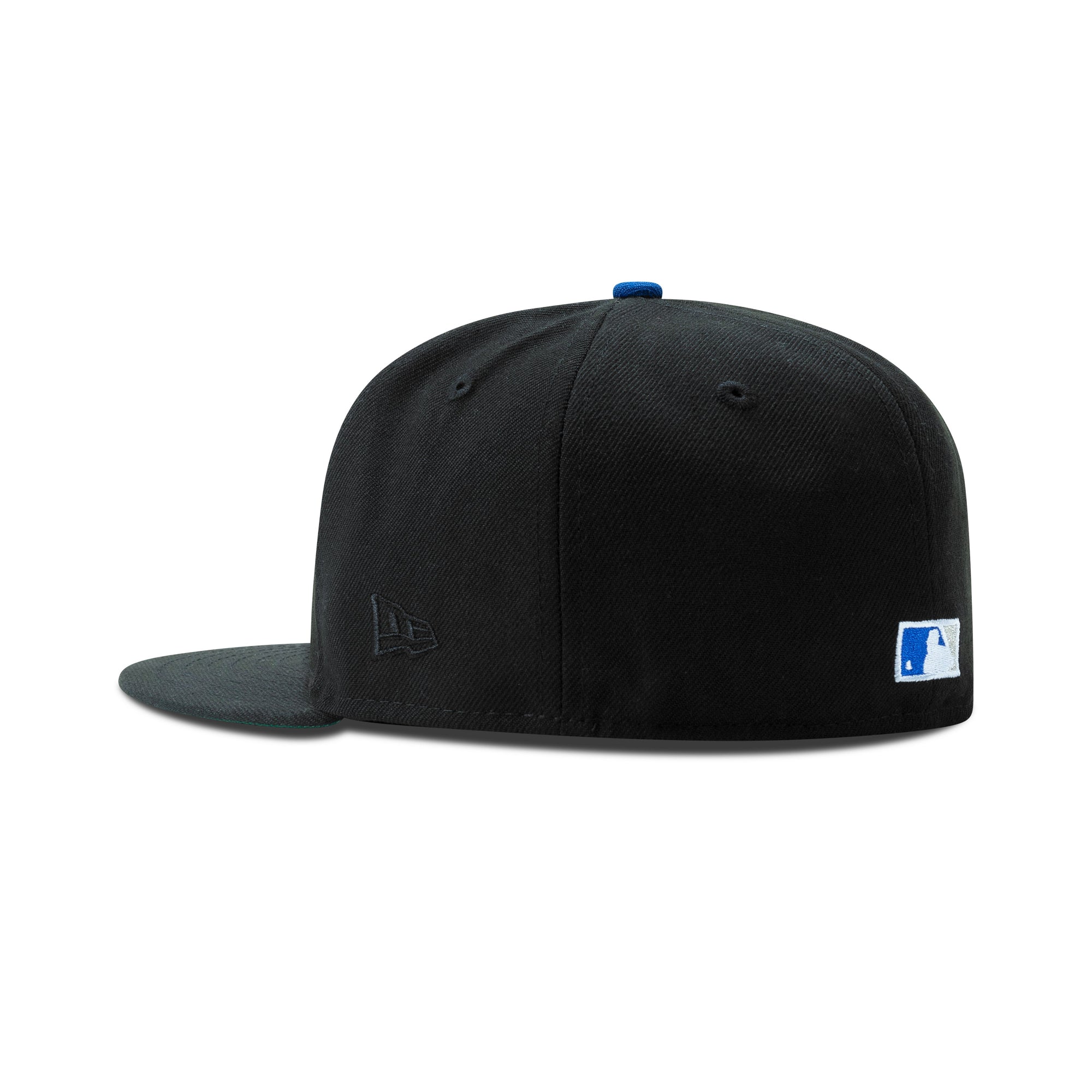New Era Los Angeles Dodgers Fitted Green Bottom "Black Royal"