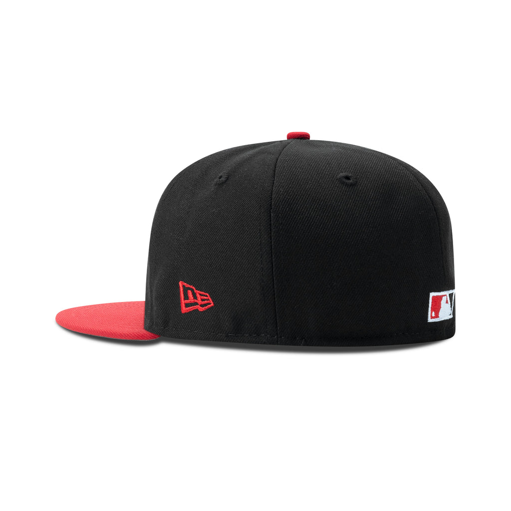 New Era Seattle Mariners Fitted Grey Bottom "Black Scarlet Red"