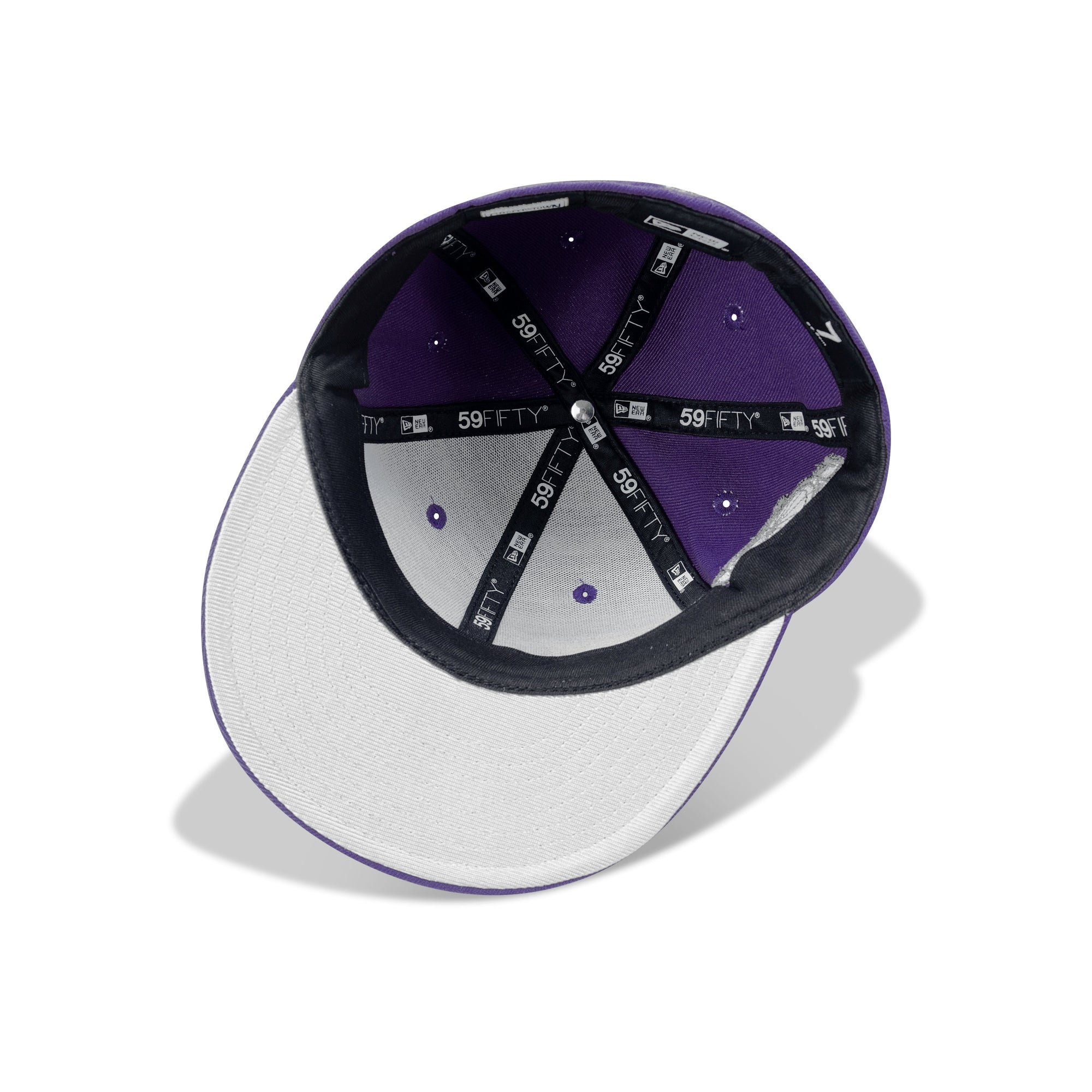 New Era Houston Astros Fitted Grey Bottom "Purple Silver"