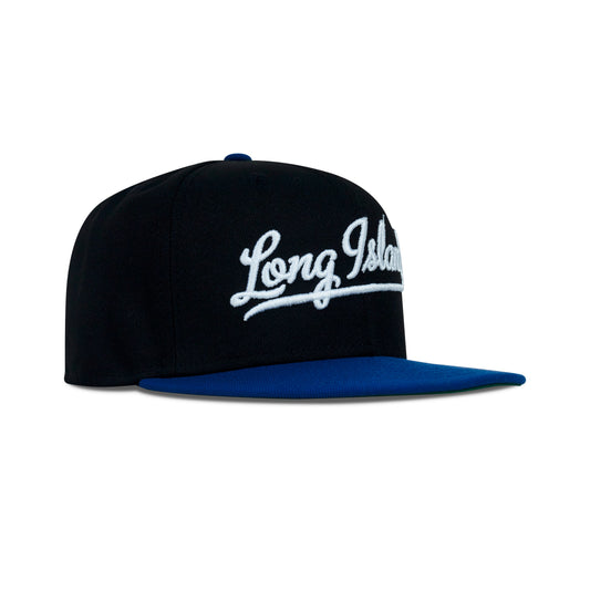 New Era Long Island Fitted Green Bottom "Black White Blue"