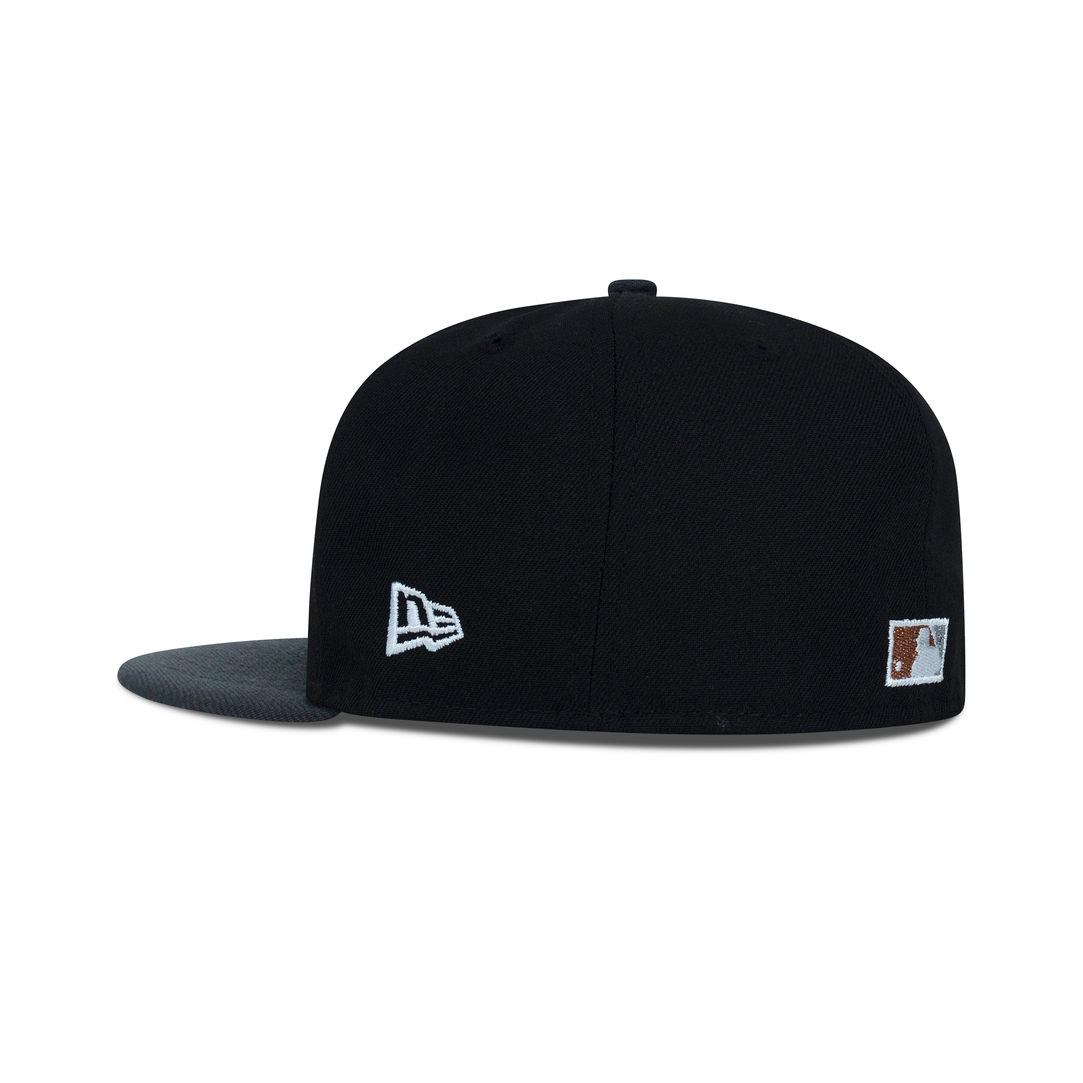 New Era Texas Rangers Fitted Grey Bottom "Black White Grey Copper" (40th Anniversary Embroidery)