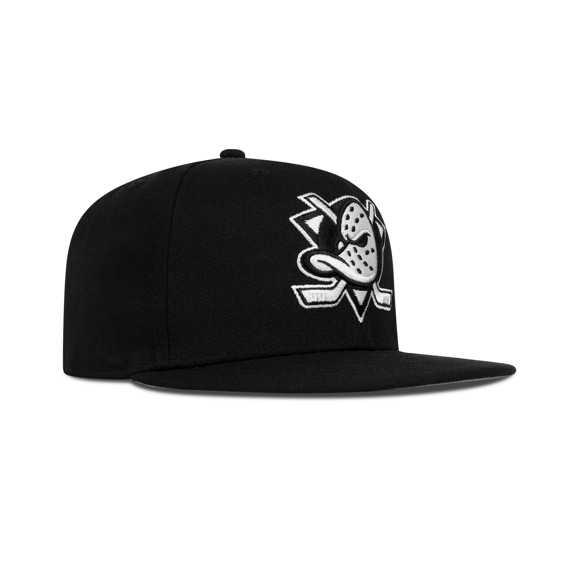 New Era Anaheim Mighty Ducks Fitted Grey Bottom "Black White"