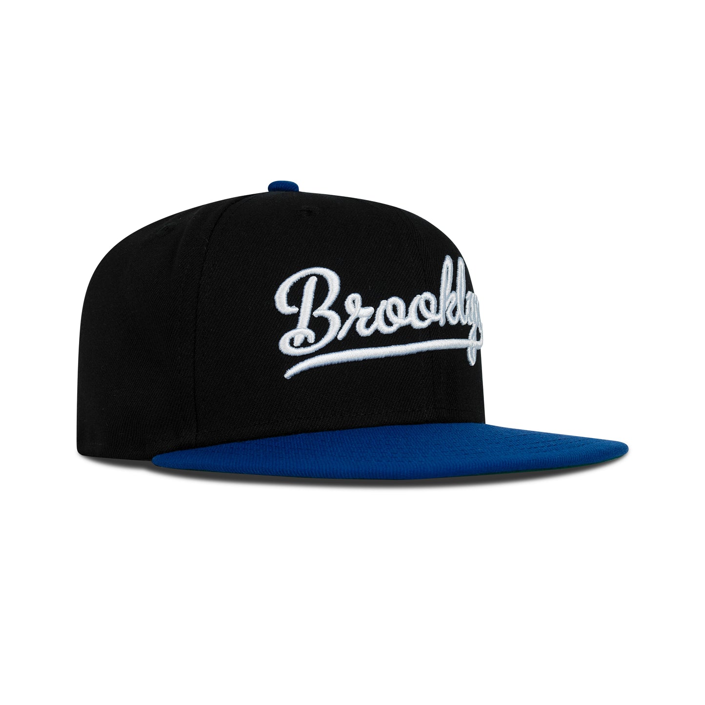 New Era Brooklyn NY Fitted Green Bottom "Black White Blue"