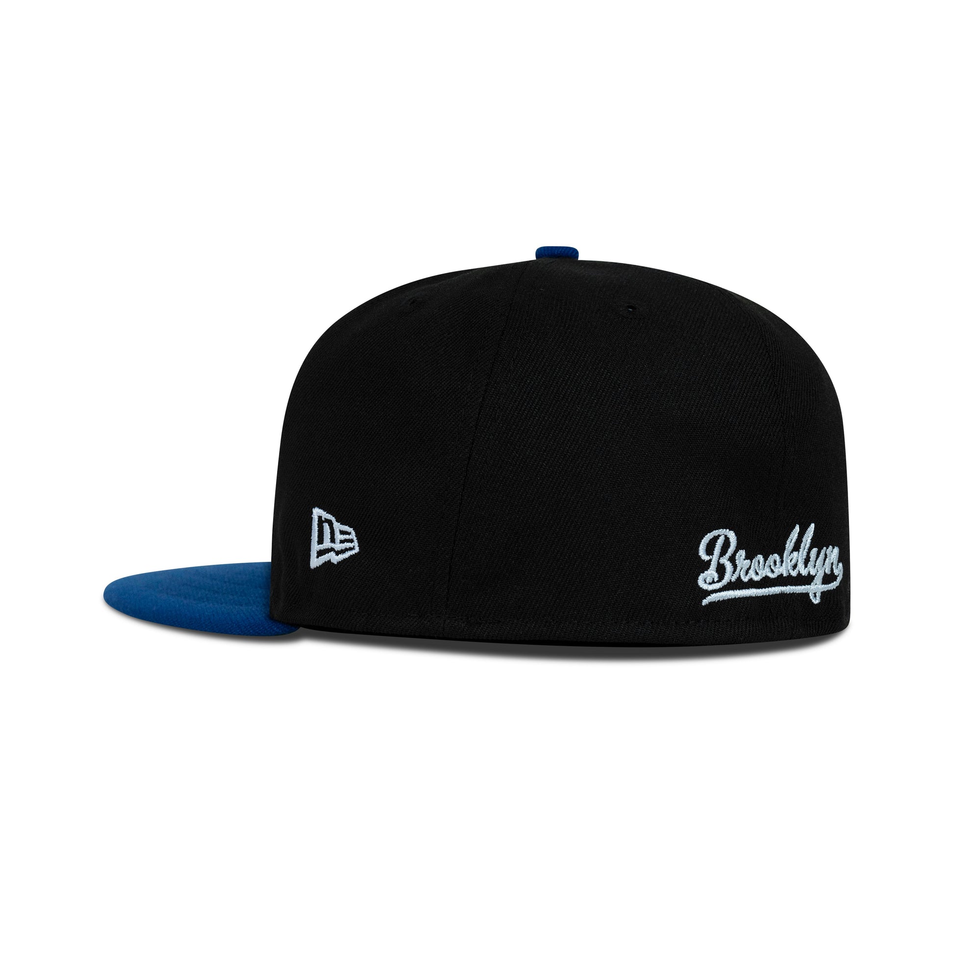 New Era Brooklyn NY Fitted Green Bottom "Black White Blue"