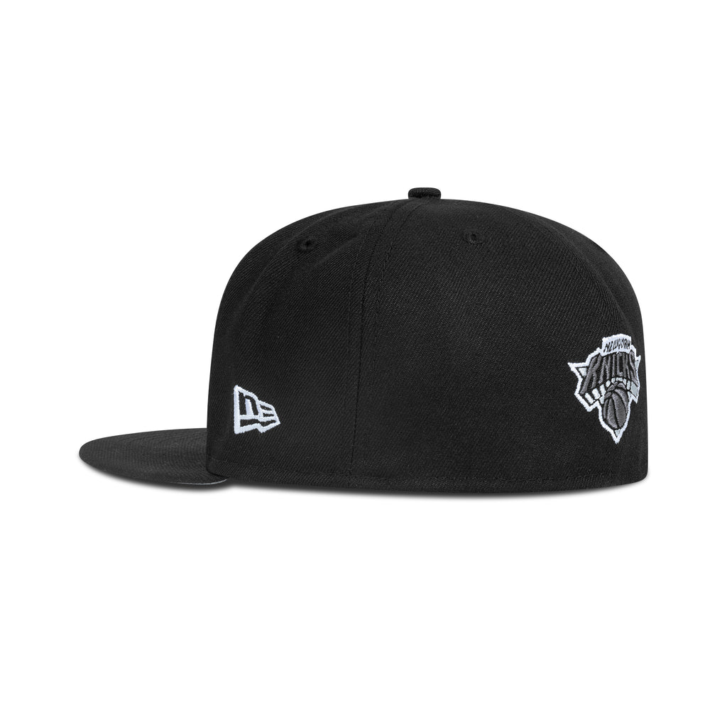 New Era New York Knicks Fitted Grey Bottom "Black Dark Grey" (New York Forever Embroidery)