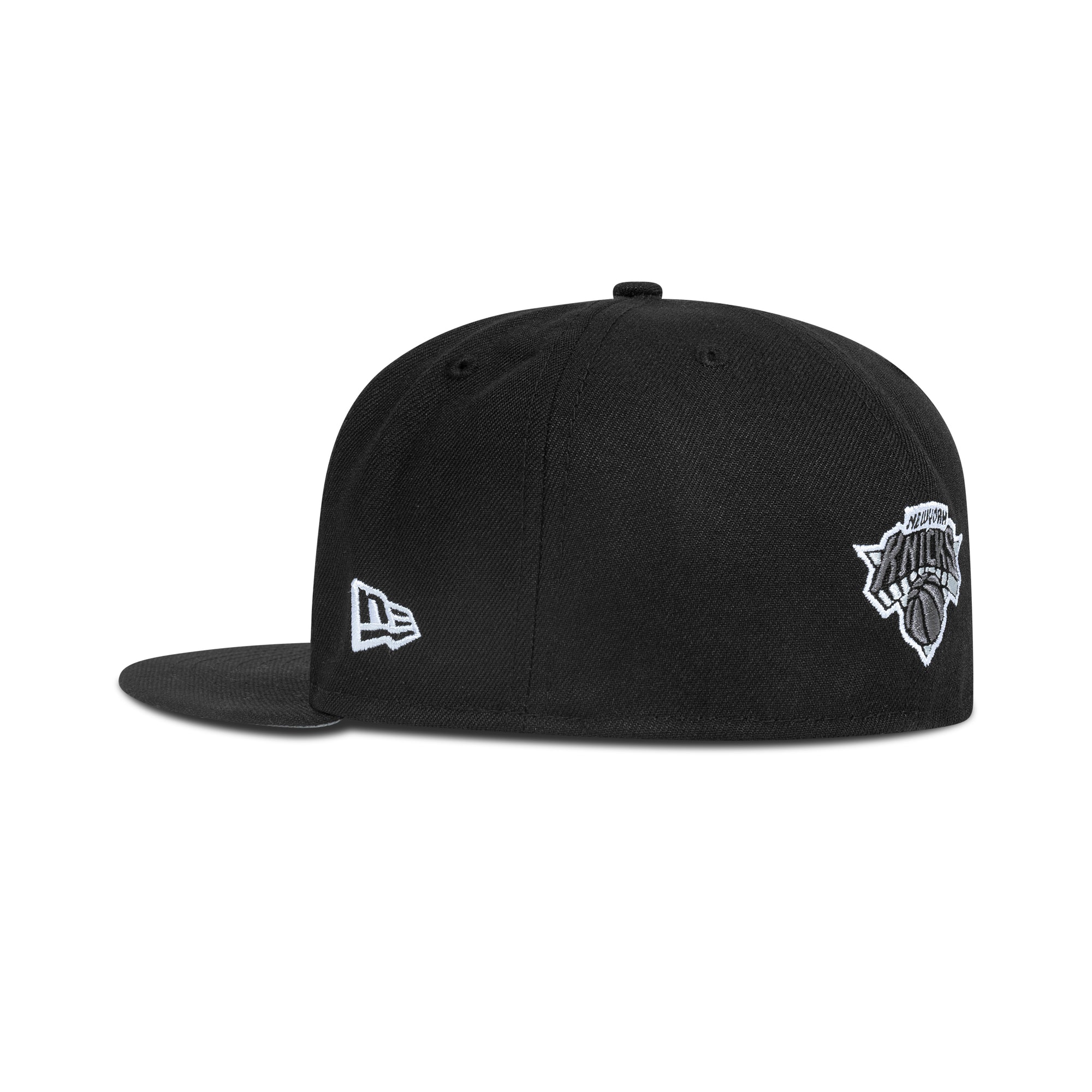 New Era New York Knicks Fitted Grey Bottom "Black Dark Grey" (New York Forever Embroidery)