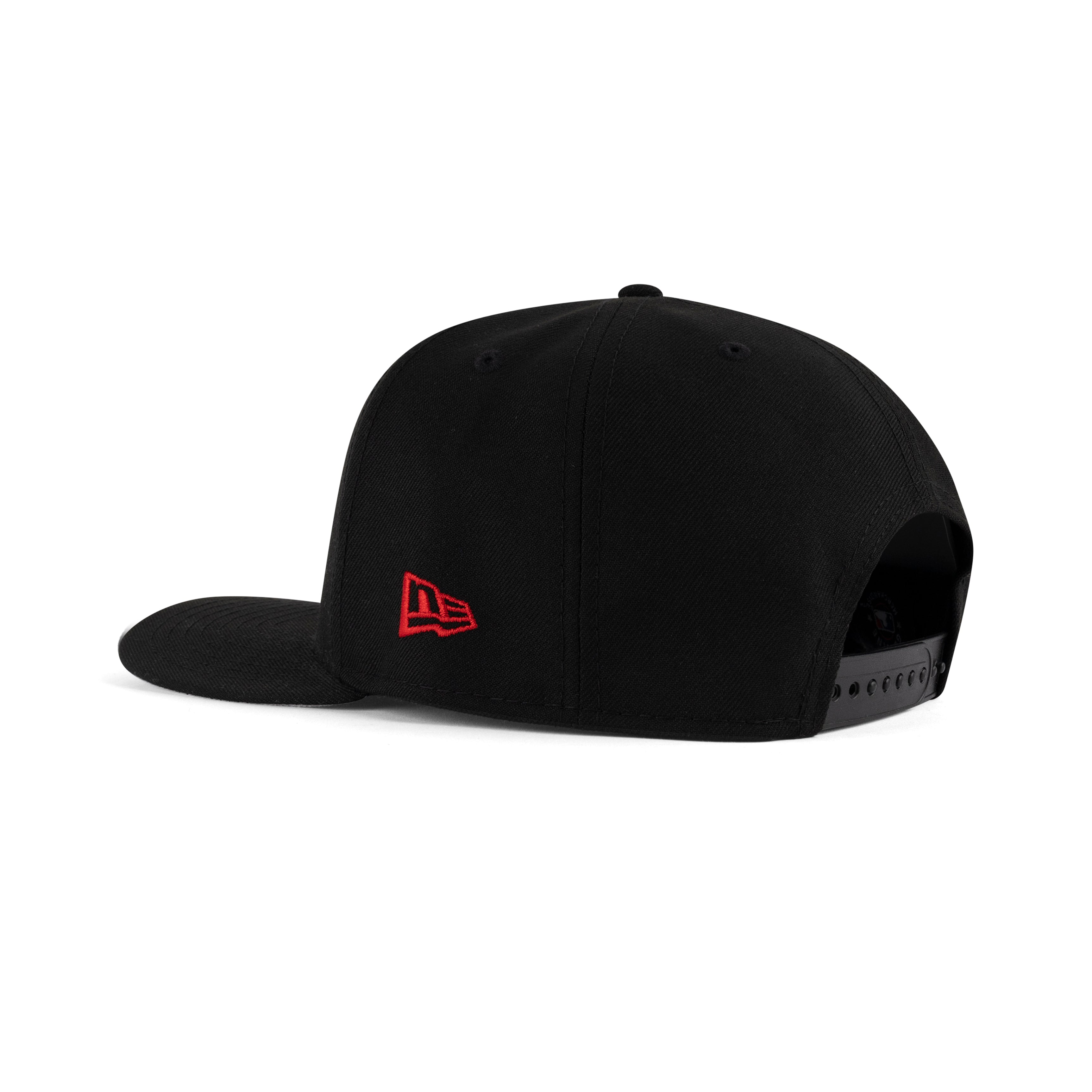 New Era New York Yankees A-Frame Snapback Grey Bottom "Black Radiant Red" (2024 World Series Embroidery)
