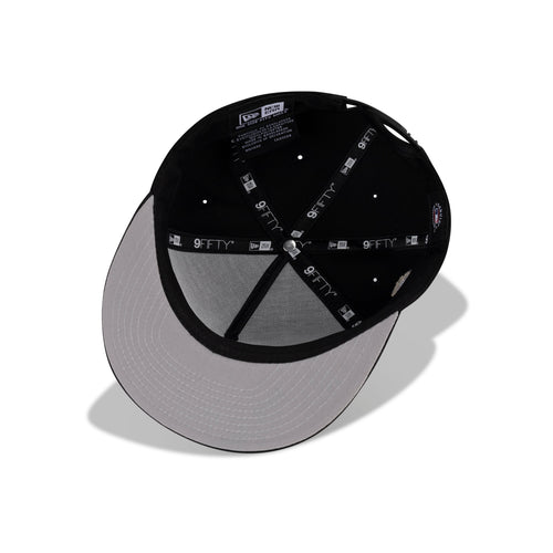 New Era New York Yankees A-Frame Snapback Grey Bottom "Black Radiant Red" (2024 World Series Embroidery)