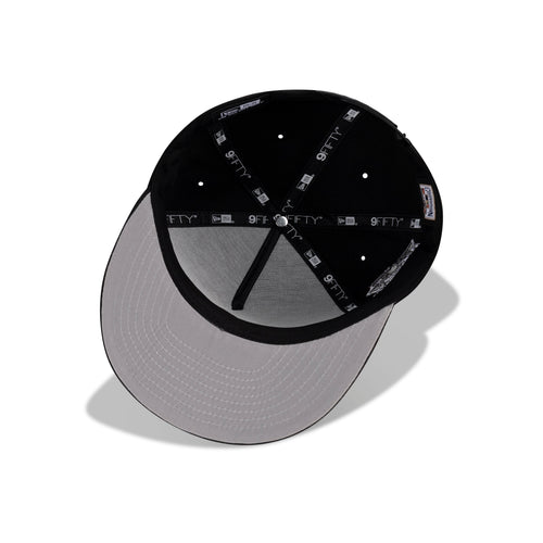 New Era New York Yankees A-Frame Snapback Grey Bottom "Black White" (2000 World Series Embroidery)
