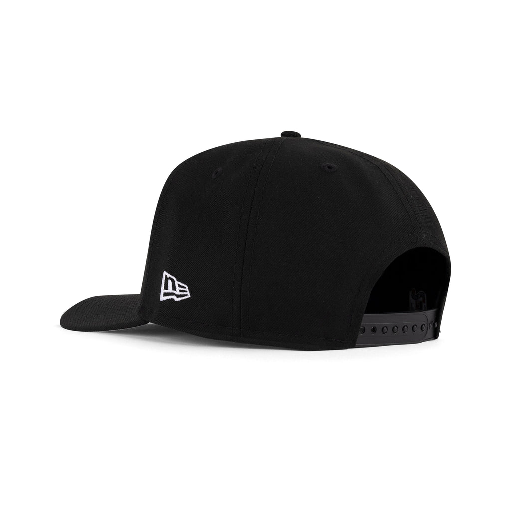New Era NYY Vs. NYM A-Frame Snapback Grey Bottom "Black Royal Orange" (25th Subway Series World Series Anniversary Embroidery)