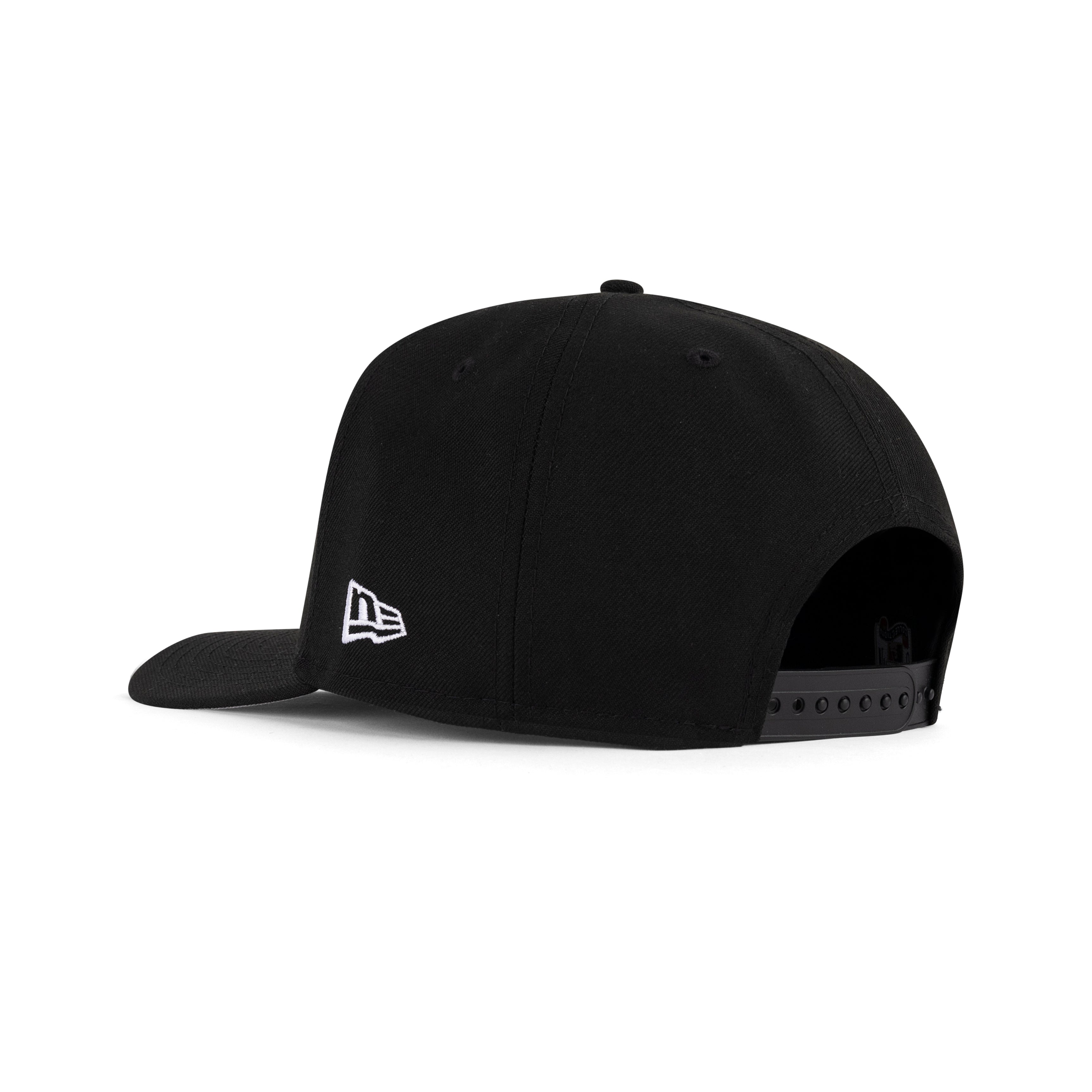 New Era NYY Vs. NYM A-Frame Snapback Grey Bottom "Black Royal Orange" (25th Subway Series World Series Anniversary Embroidery)