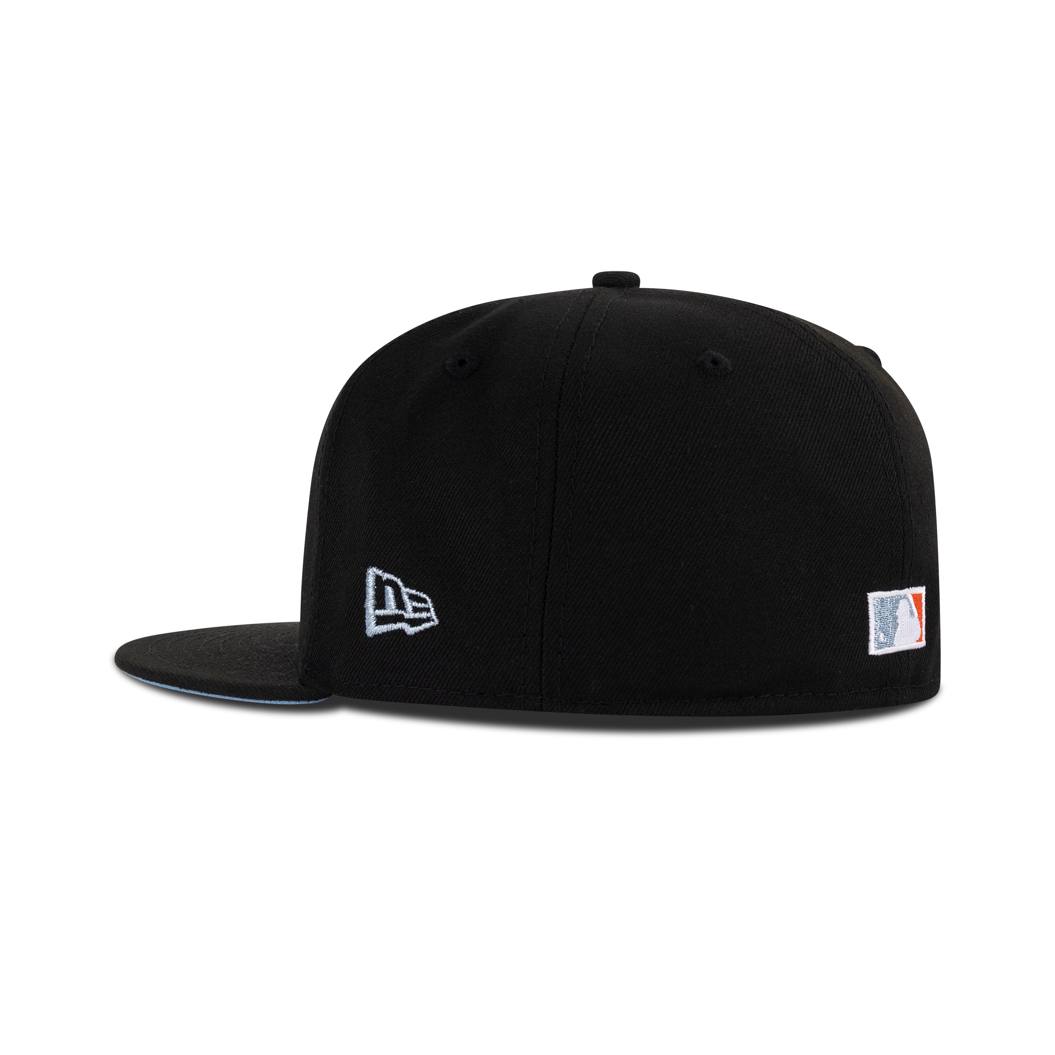 New Era Detroit Tigers Fitted Sky Bottom "Black Metallic Blue Gray Countdown Orange" (2000 All Star Game Embroidery)