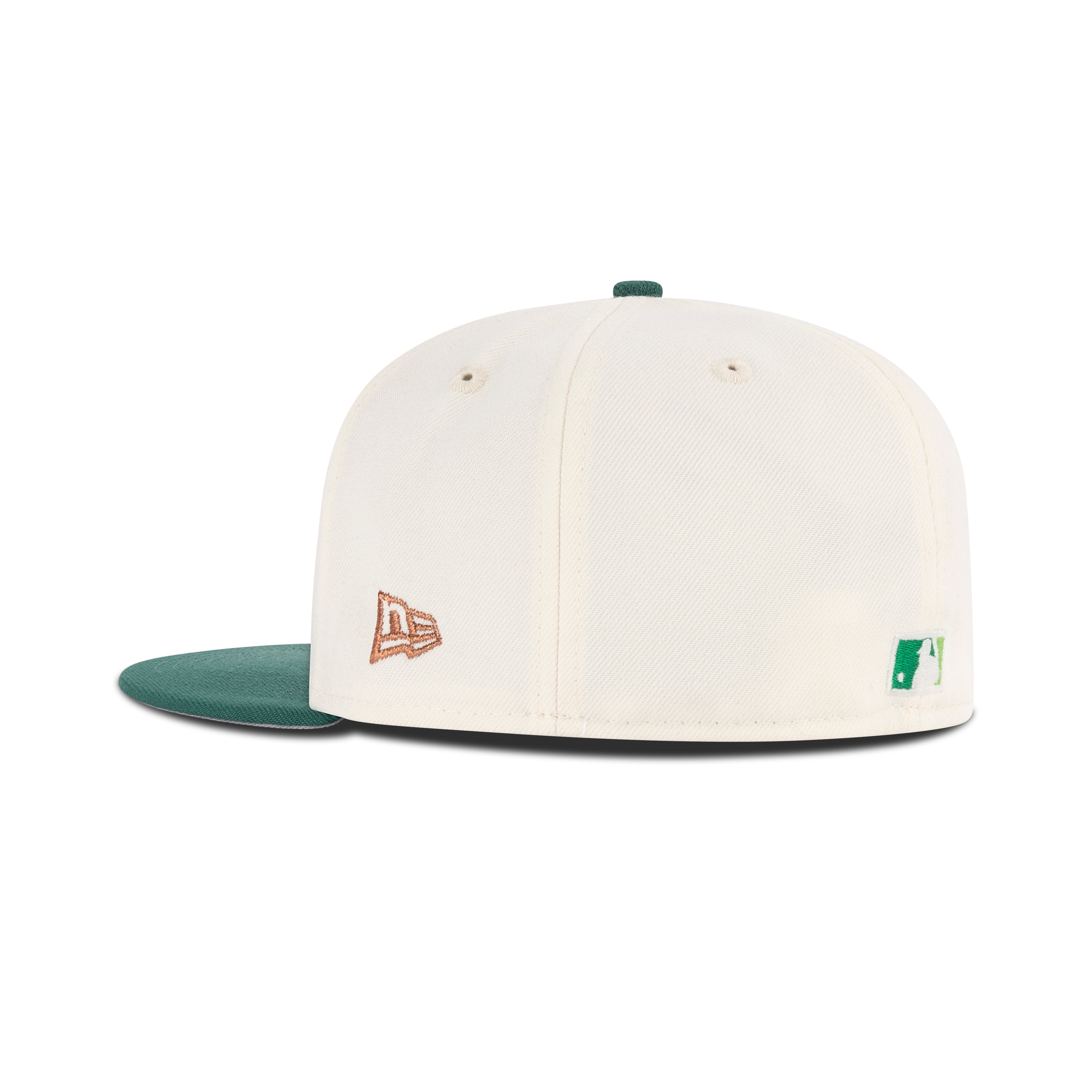 New Era Brooklyn Dodgers Fitted Grey Bottom "Chrome Emerald Green Rolling Meadows Shamrock" (Ebbets Field Embroidery)