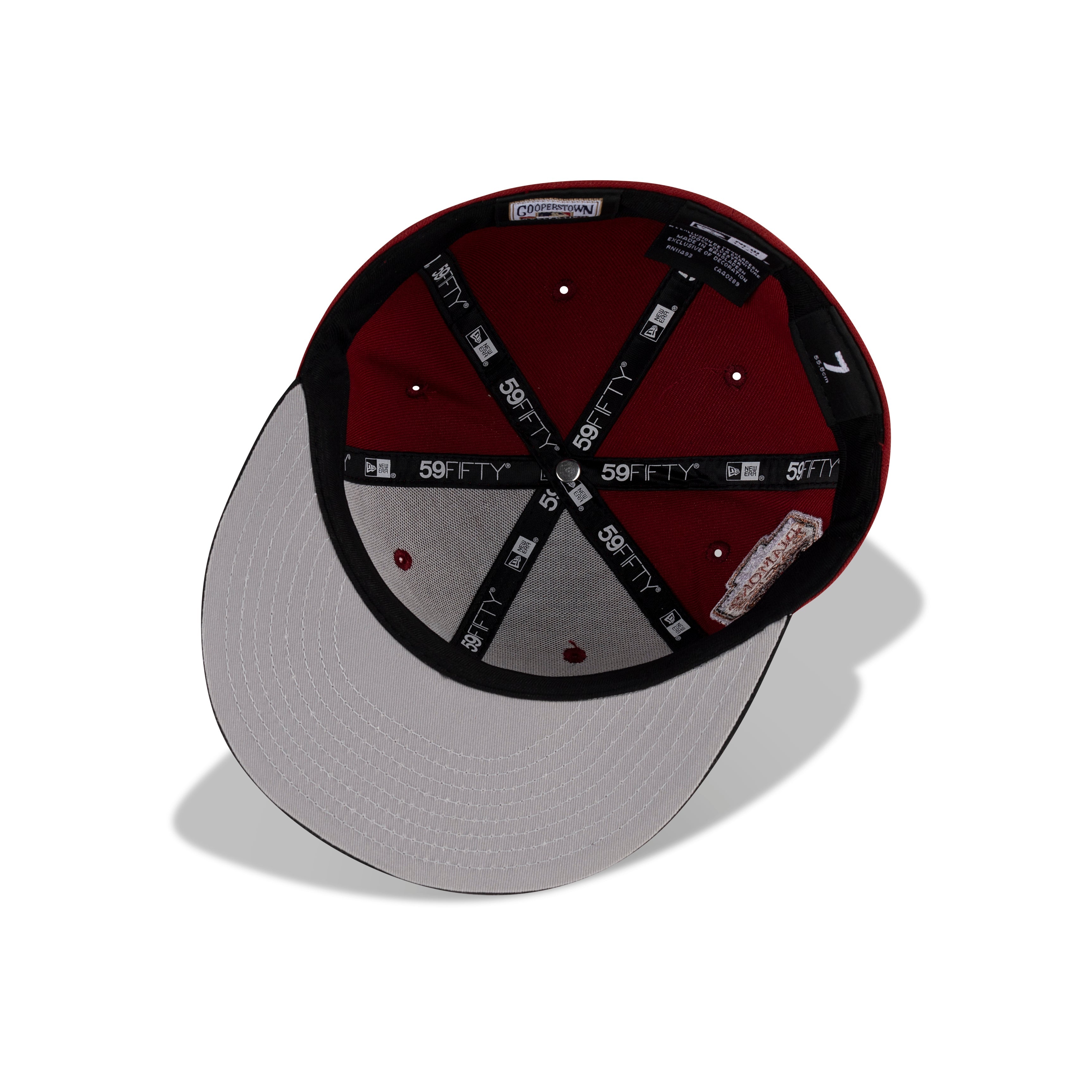 New Era Arizona Diamondbacks Fitted Grey Bottom "H Red Black Metallic Red Metallic Blue Gray" (1998 Inaugural Season Embroidery)
