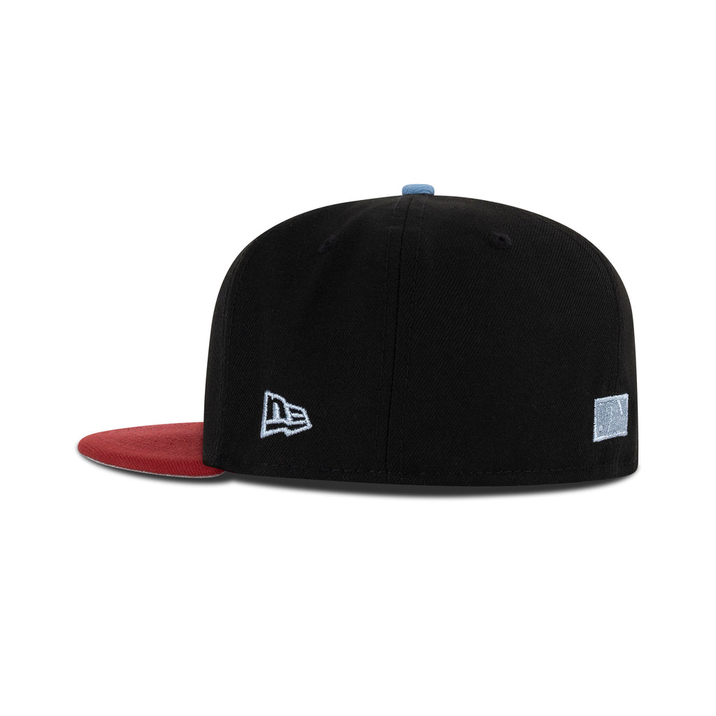 New Era New York Yankees Fitted Grey Bottom "Black H Red White Metallic Copper" (1996 World Series Embroidery)