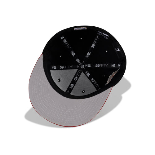New Era New York Yankees Fitted Grey Bottom "Black H Red White Metallic Copper" (1996 World Series Embroidery)