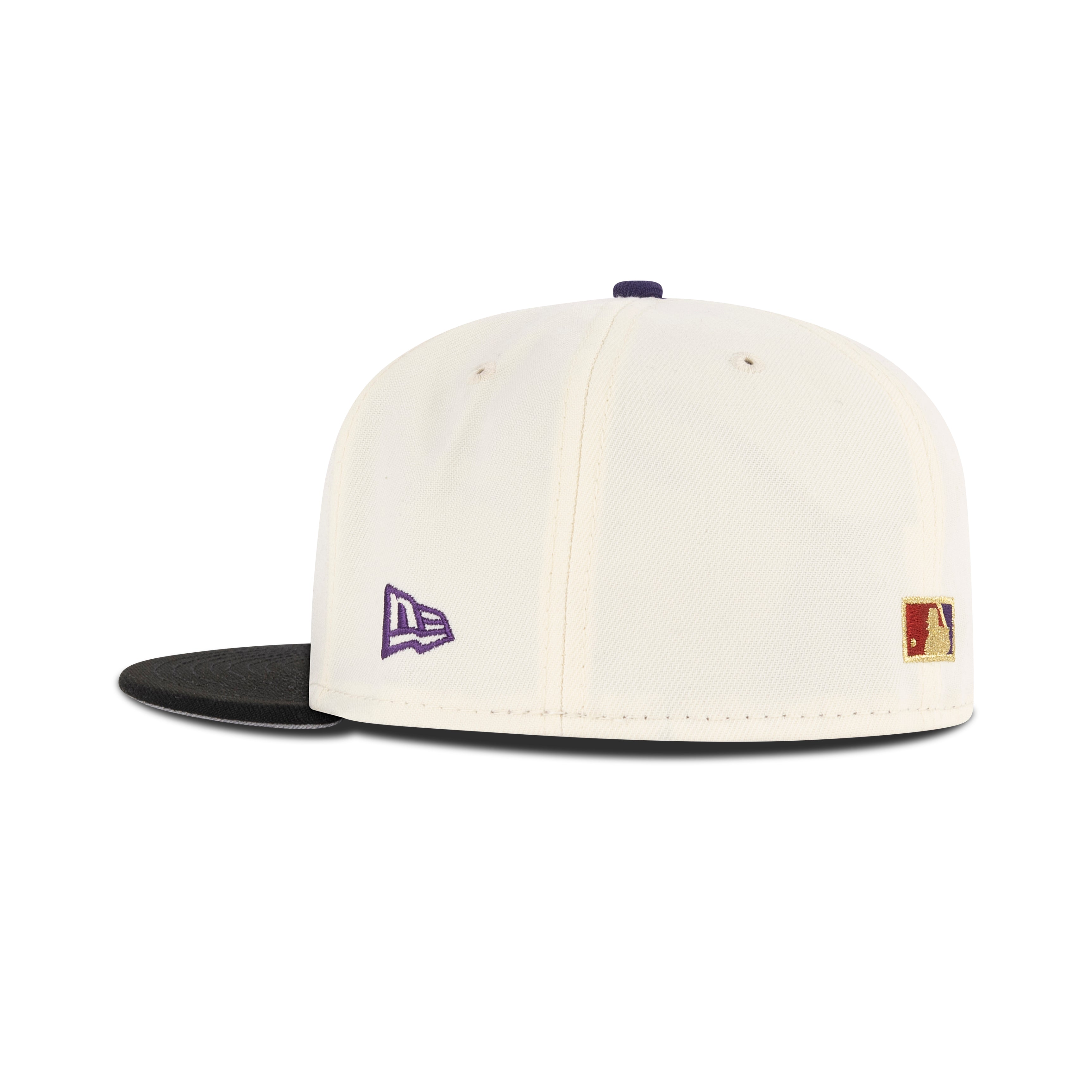 New Era Arizona Diamondbacks Upside Down Logo Fitted Grey Bottom "Chrome Black H Red" (1998 Inaugural Season Embroidery)