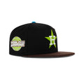 New Era Houston Astros Fitted Grey Bottom "Black Burnt Wood Ming White" (2005 World Series Embroidery)