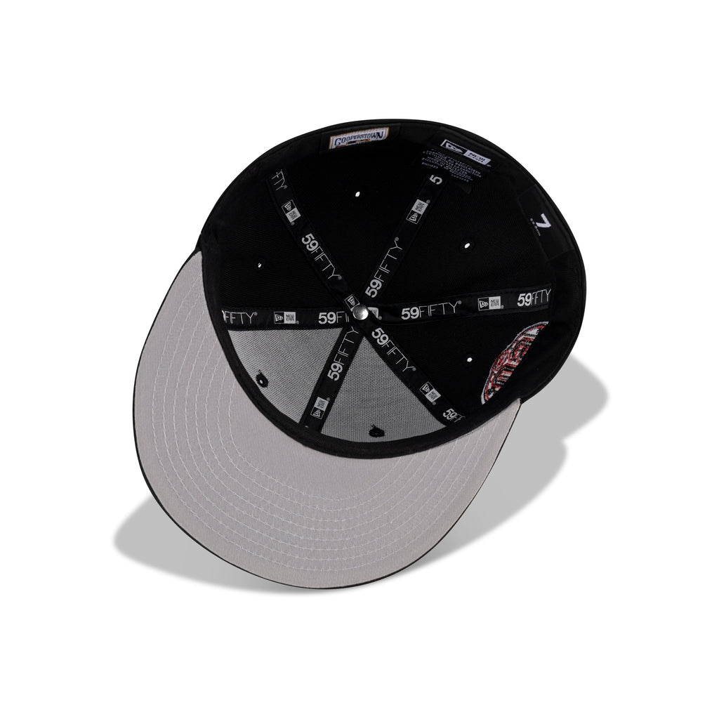 New Era New York Mets Fitted Grey Bottom "Black Radiant Red White" (60th Anniversary Embroidery)