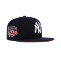 New Era New York Yankees Fitted Scarlet Red Bottom "Navy White" (Jackie Robinson & 50th Anniversary Embroidery)