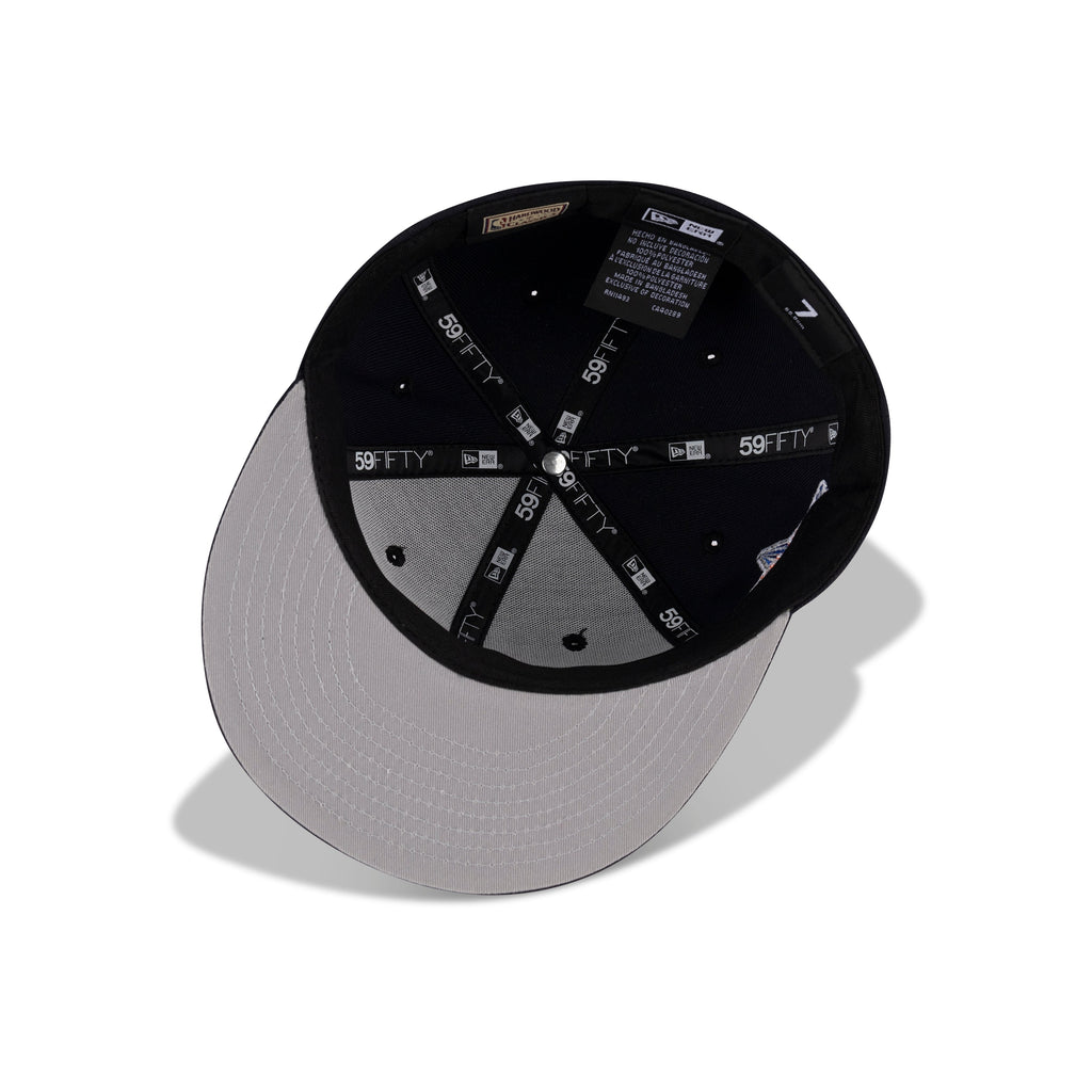 New Era New York Knicks Fitted Grey Bottom "Navy Orange Majestic Blue White" (1946 Knicks Embroidery)