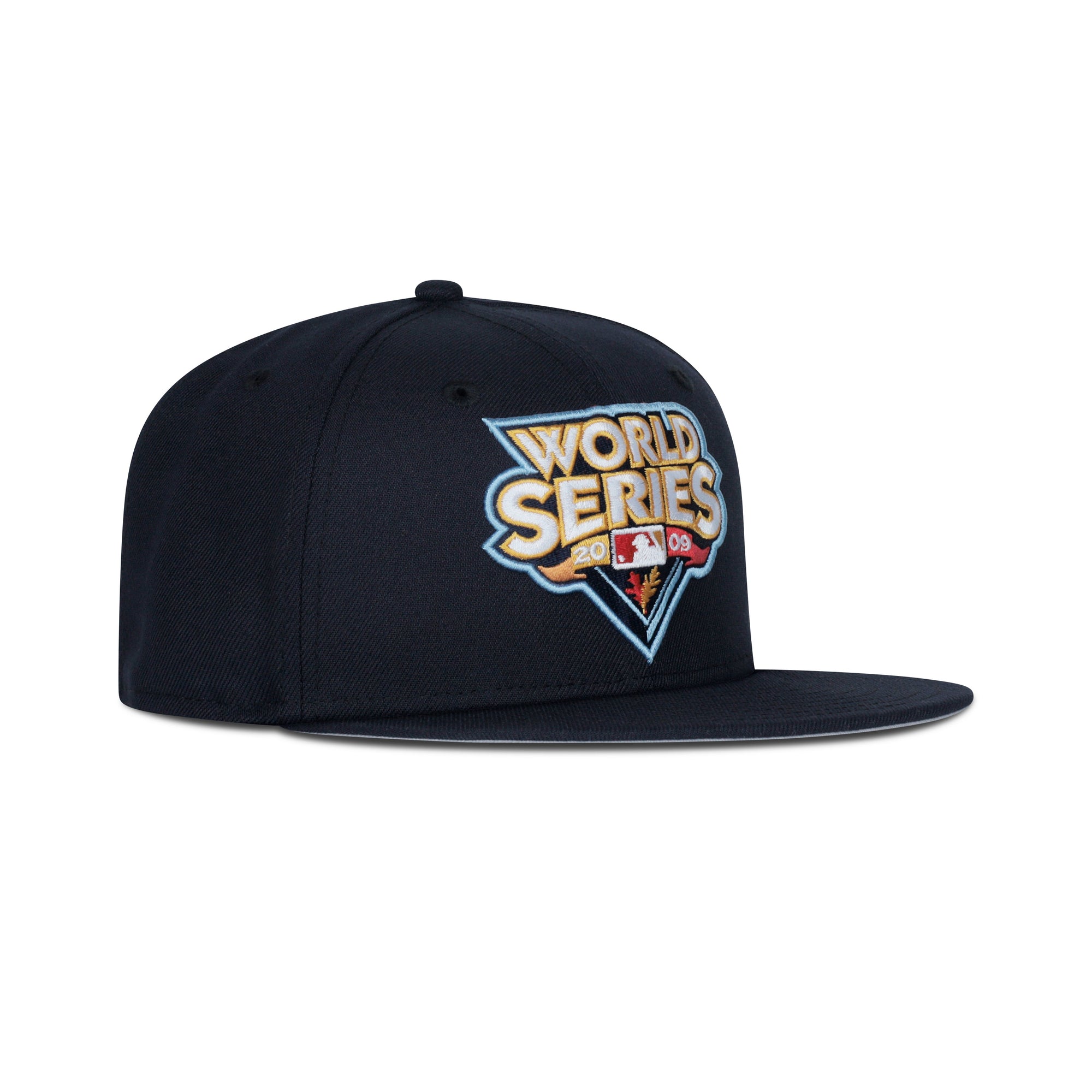 New Era New York Yankees Fitted Grey Bottom "Navy Blue" (2009 World Series Embroidery)