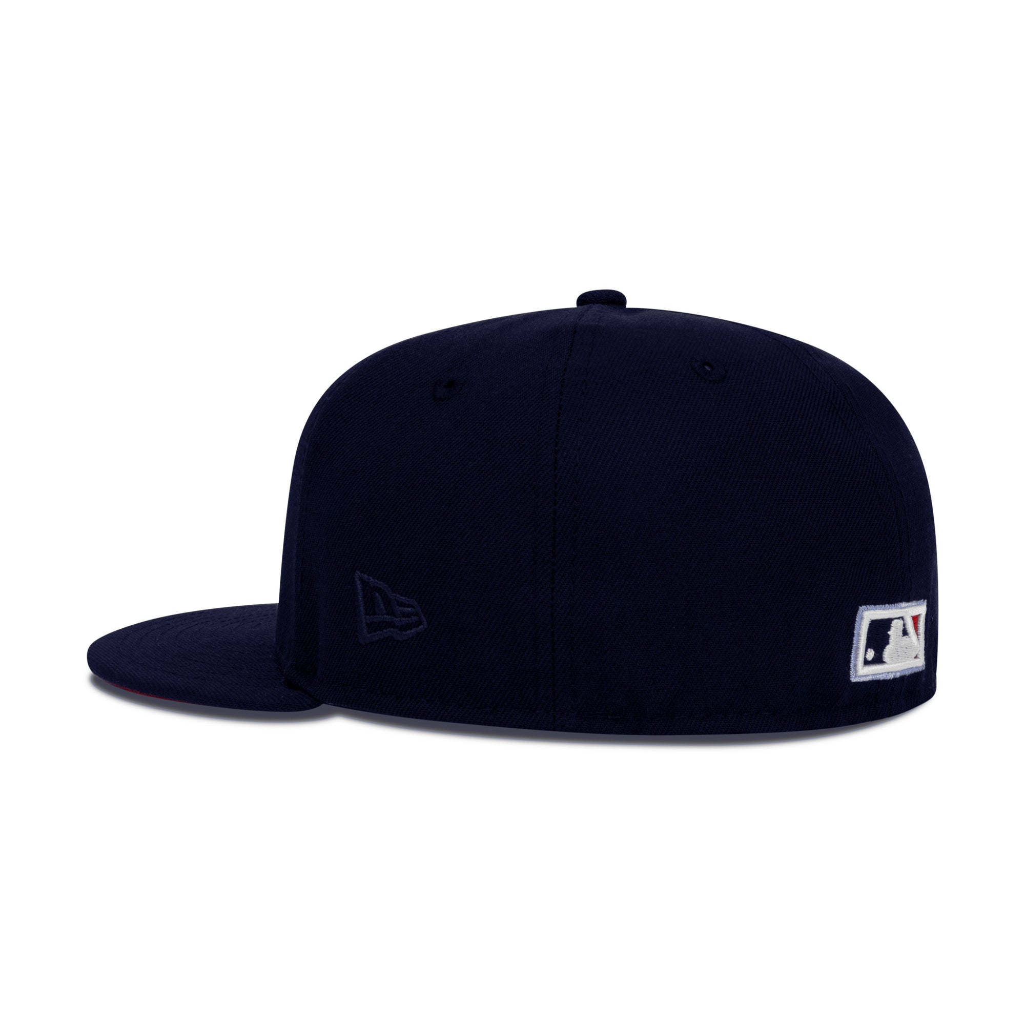 New Era L.A. Anaheim Angels Fitted Red Bottom "Navy Red" (50th Anniversary Embroidery)