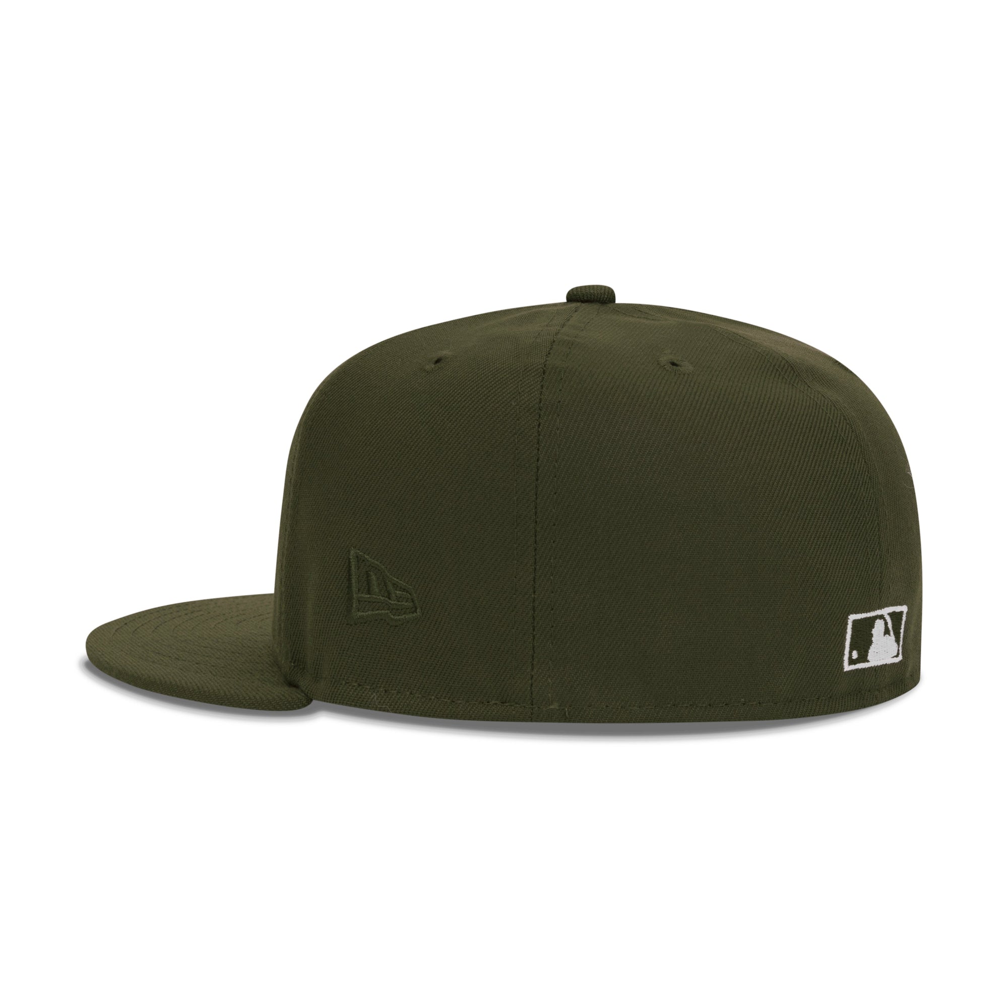 New Era Chicago Cubs Fitted Grey Bottom "Olive Orange" (2016 World Series Embroidery)