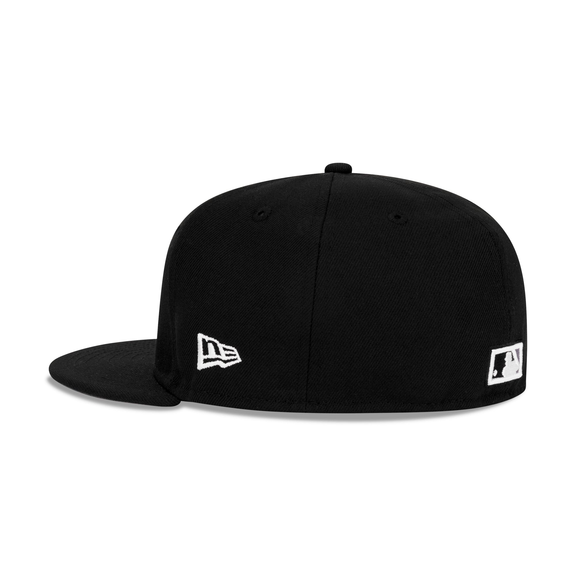 New Era Toronto Blue Jays Fitted Purple Bottom "Black Purple" (25th Season Embroidery)