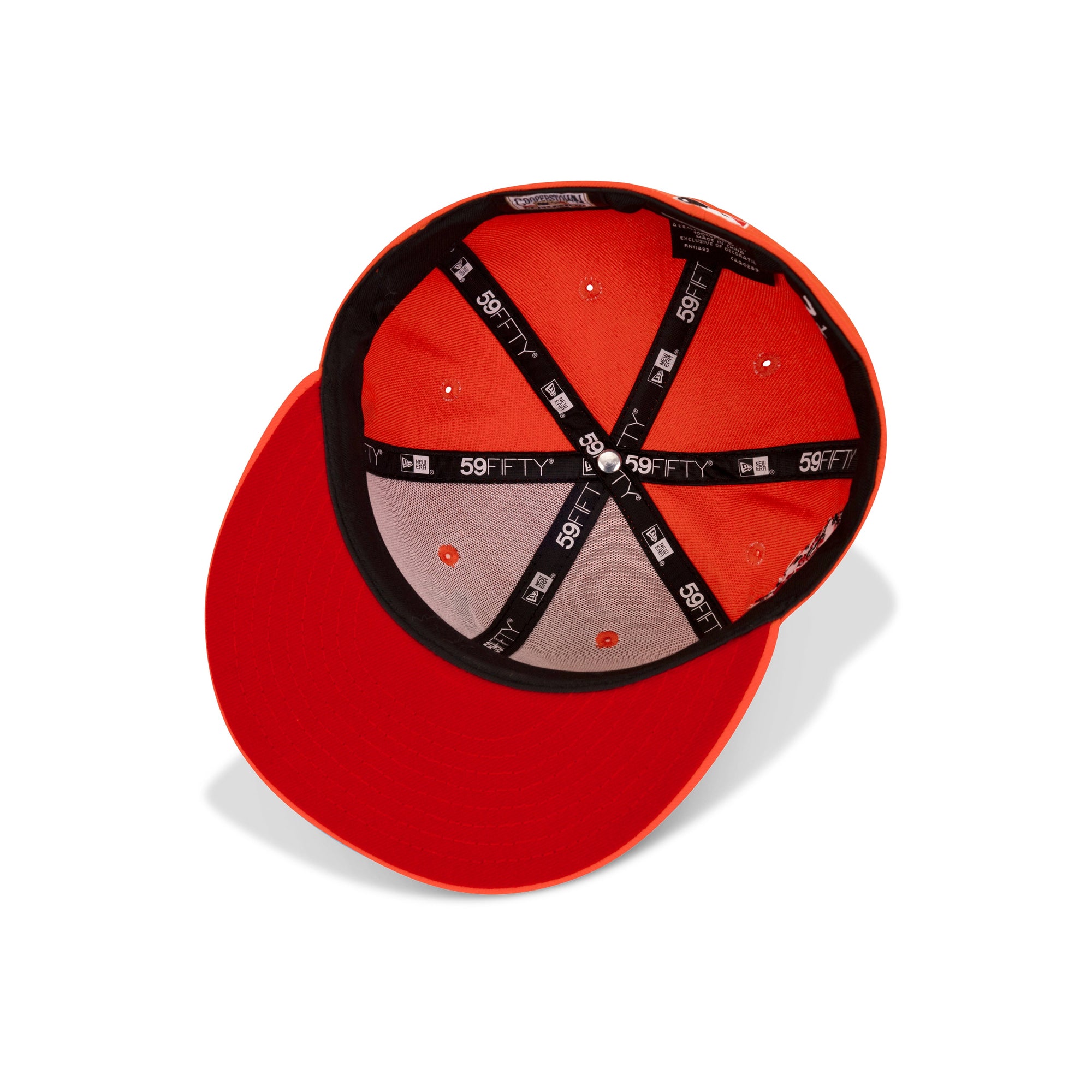 New Era Toronto Blue Jays Fitted Red Bottom "Orange Black" (1991 Toronto All Star Game Embroidery)