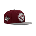 New Era Toronto Blue Jays Fitted Grey Bottom "Cardinal Red Grey" (1992 World Series Embroidery)