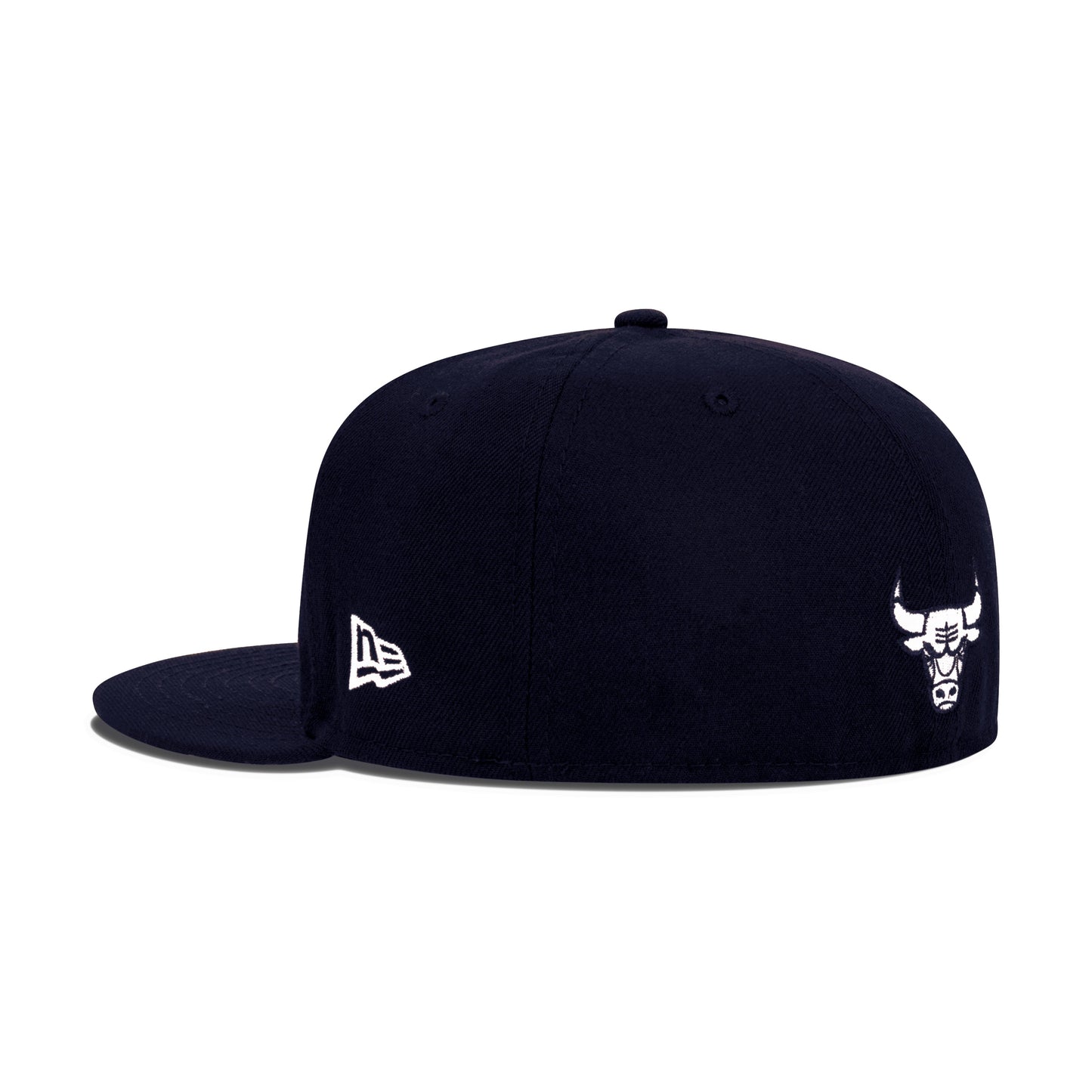 New Era Chicago Bulls Fitted Grey Bottom "Navy White" (6X Champs Embroidery)