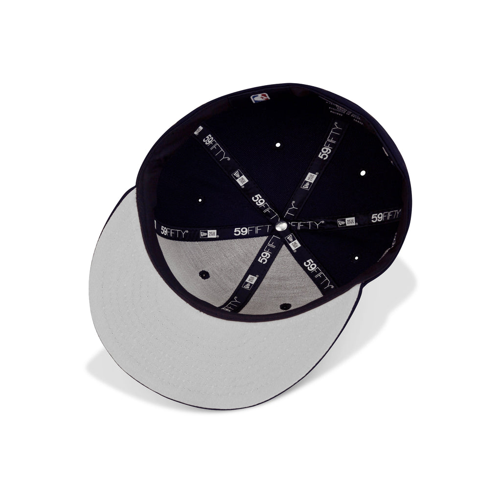 New Era Chicago Bulls Fitted Grey Bottom "Navy White" (6X Champs Embroidery)