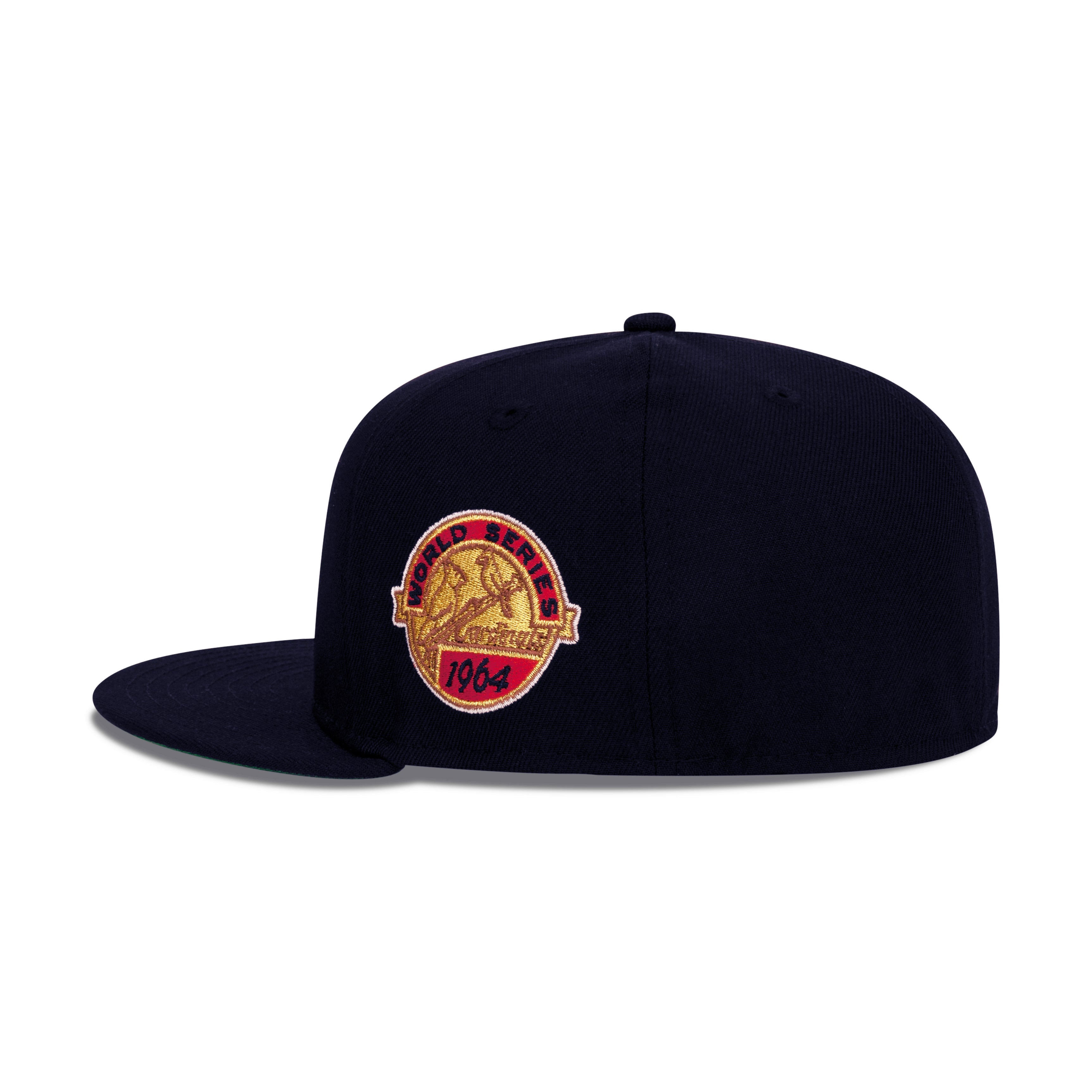 New Era St. Louis Cardinals Fitted Green Bottom "Navy Red" (1942 World Series Embroidery With New Era Pin)