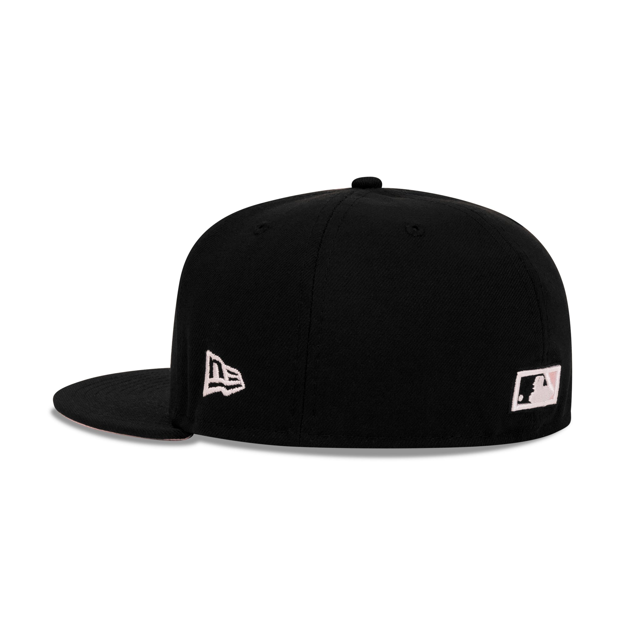 New Era Montreal Expos Fitted Pink Bottom "Black Red Royal" (35th Anniversary Embroidery)