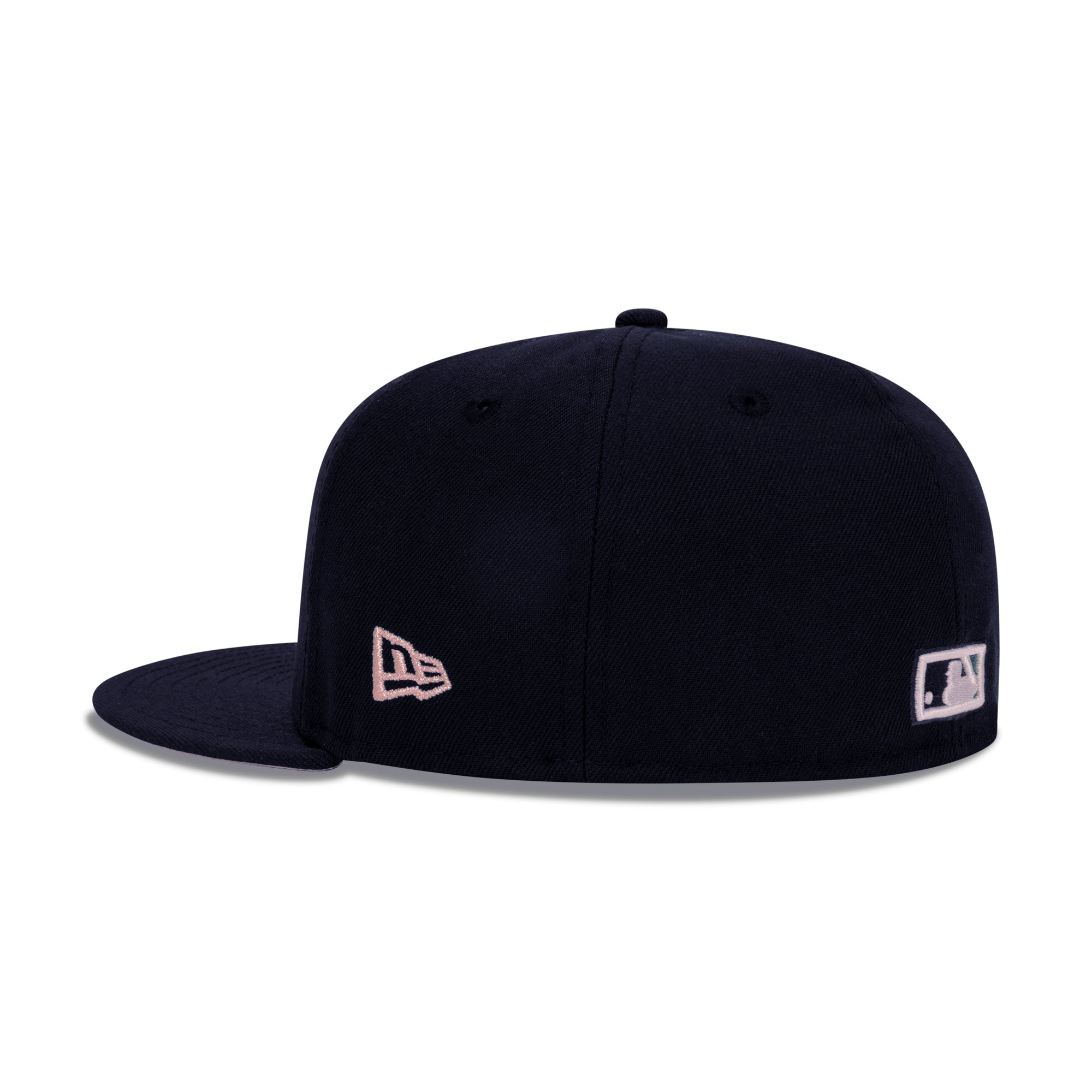 New Era Seattle Mariners Fitted Pink Bottom "Navy Teal" (40th Anniversary Embroidery)