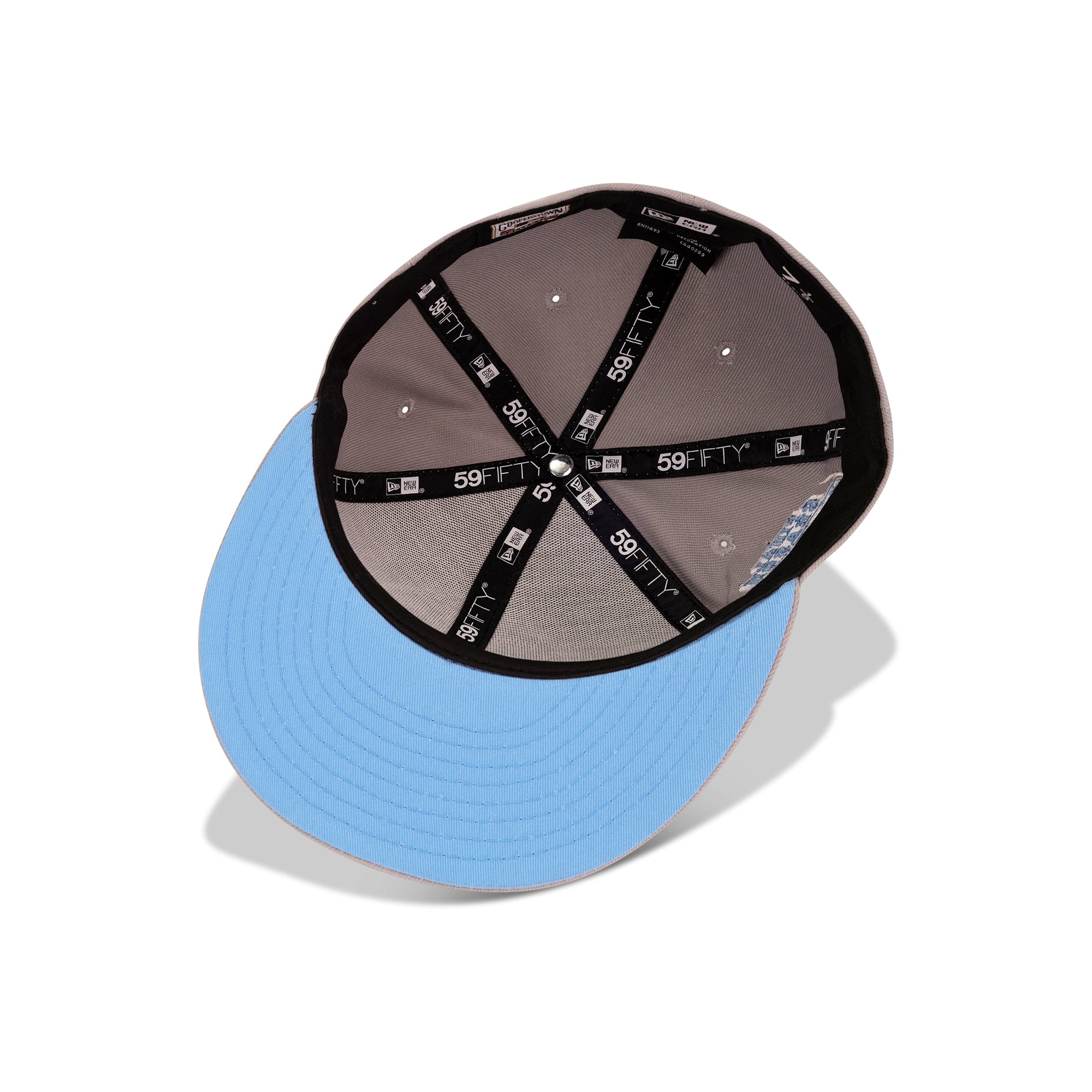 New Era New York Mets Fitted Sky Blue Bottom "Grey Sky Blue" (Final Season 1964-2008 Embroidery)
