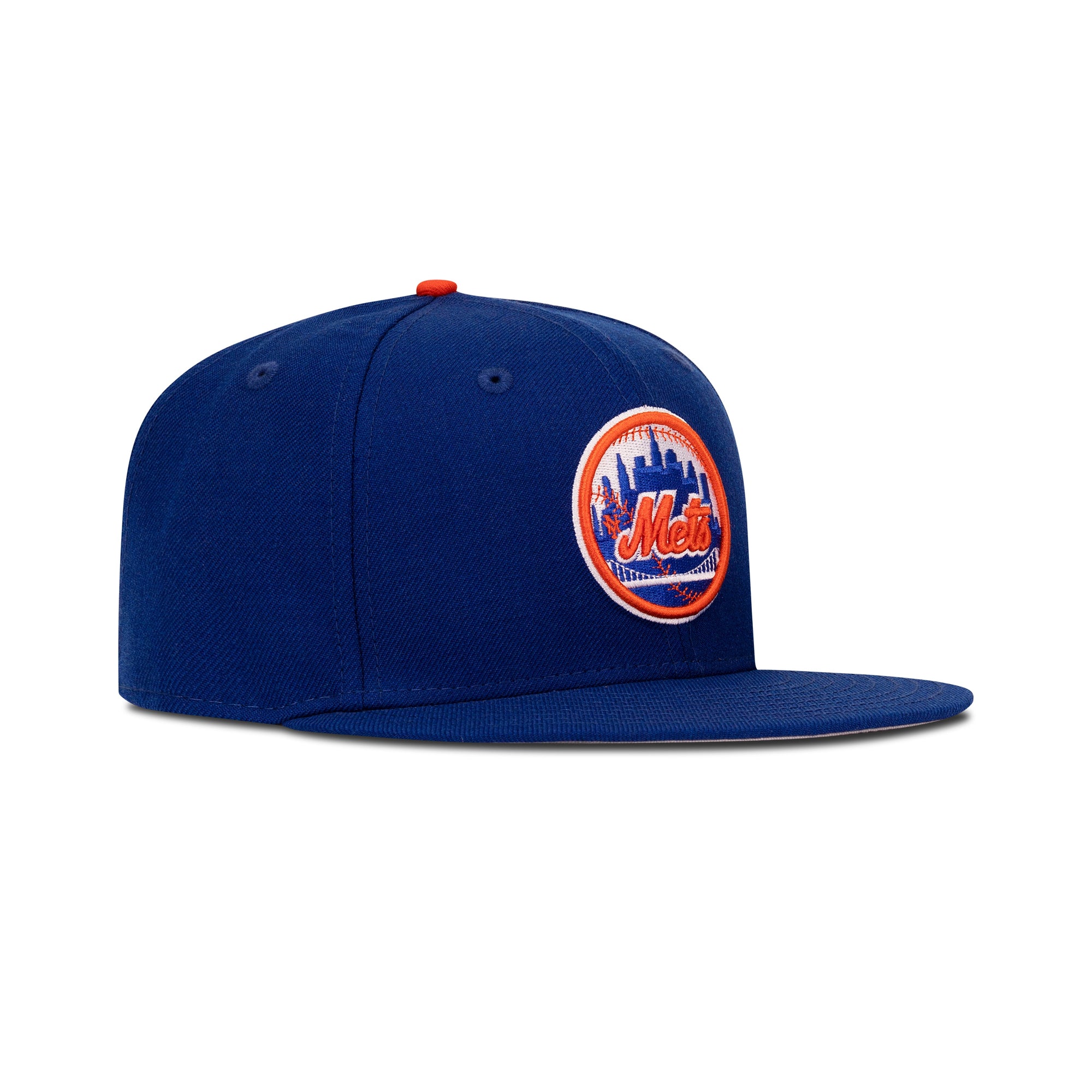 New Era New York Mets Fitted Grey Bottom "Royal Orange"