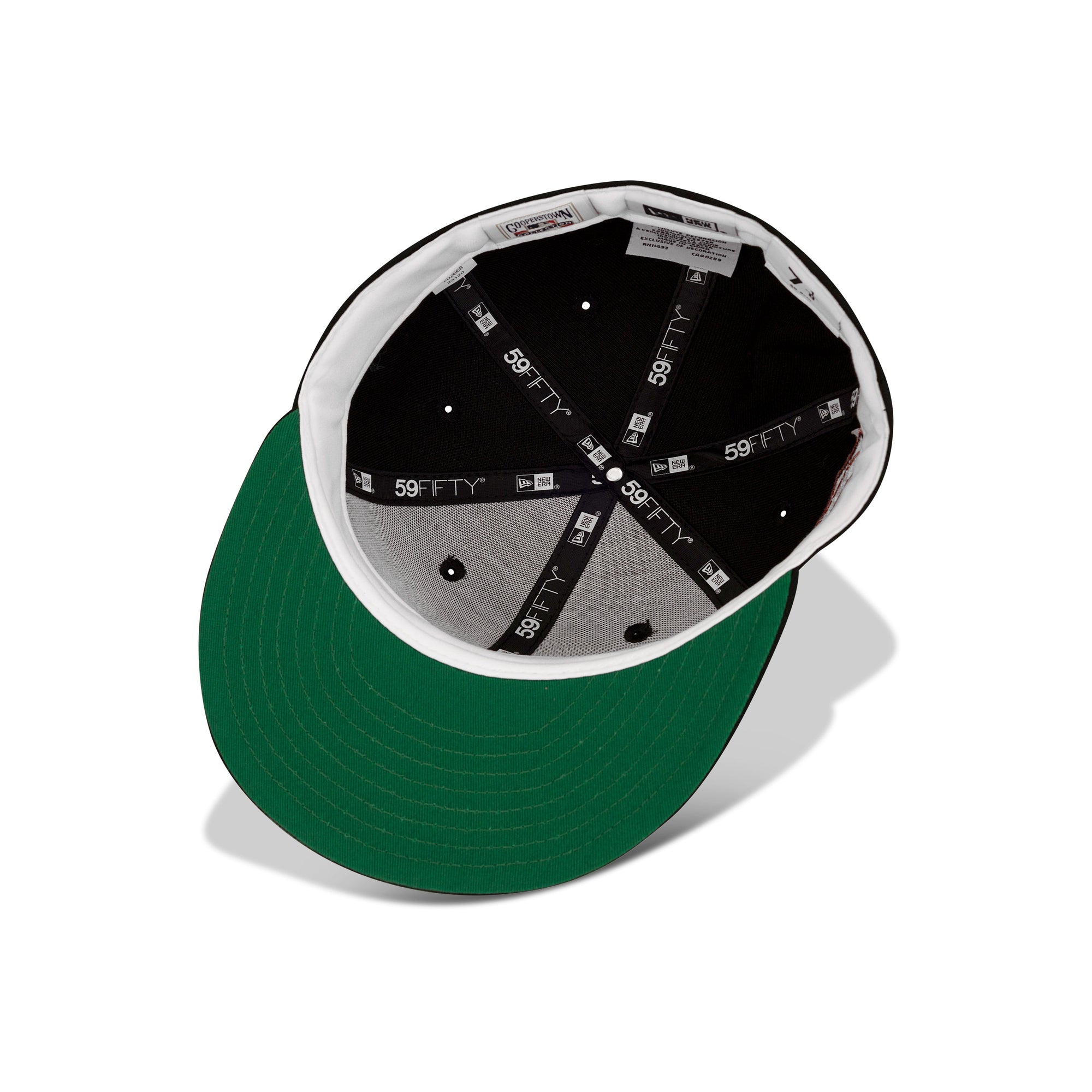 New Era New York Giants Fitted Green Bottom "Black Orange" (1951 New York Giants Embroidery)