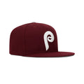 New Era Philadelphia Phillies Fitted Grey Bottom "Burgundy White"