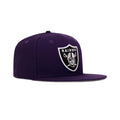 New Era Oakland Raiders Fitted Grey Bottom "Purple Black"