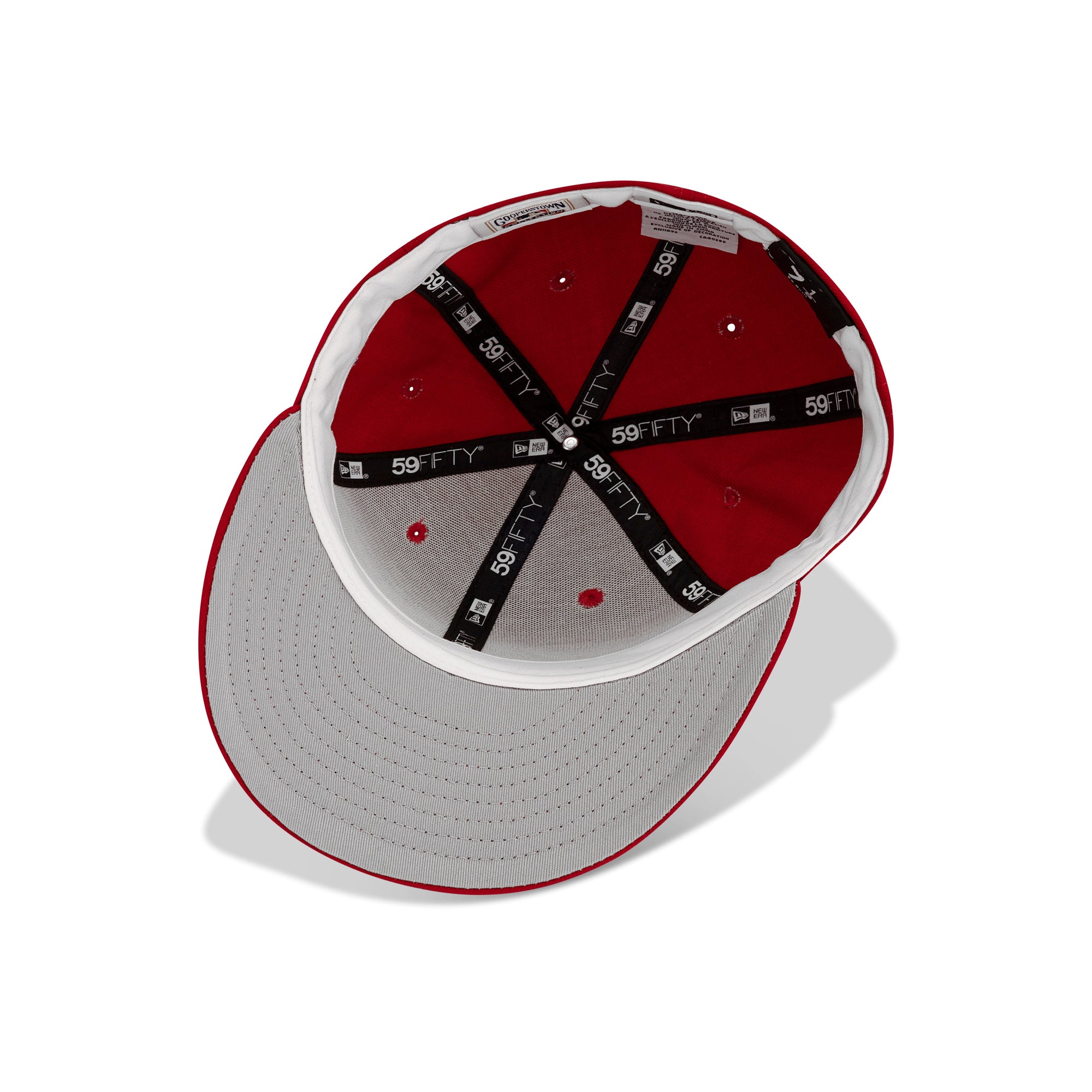 New Era Cincinnati Reds Fitted Grey Bottom "Red White" (1990 World Series Embroidery)