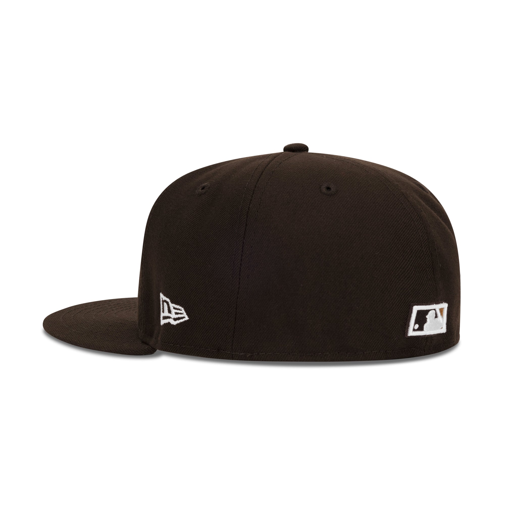 New Era New York Yankees Fitted Grey Bottom "Brown White" (1996 World Series Embroidery)