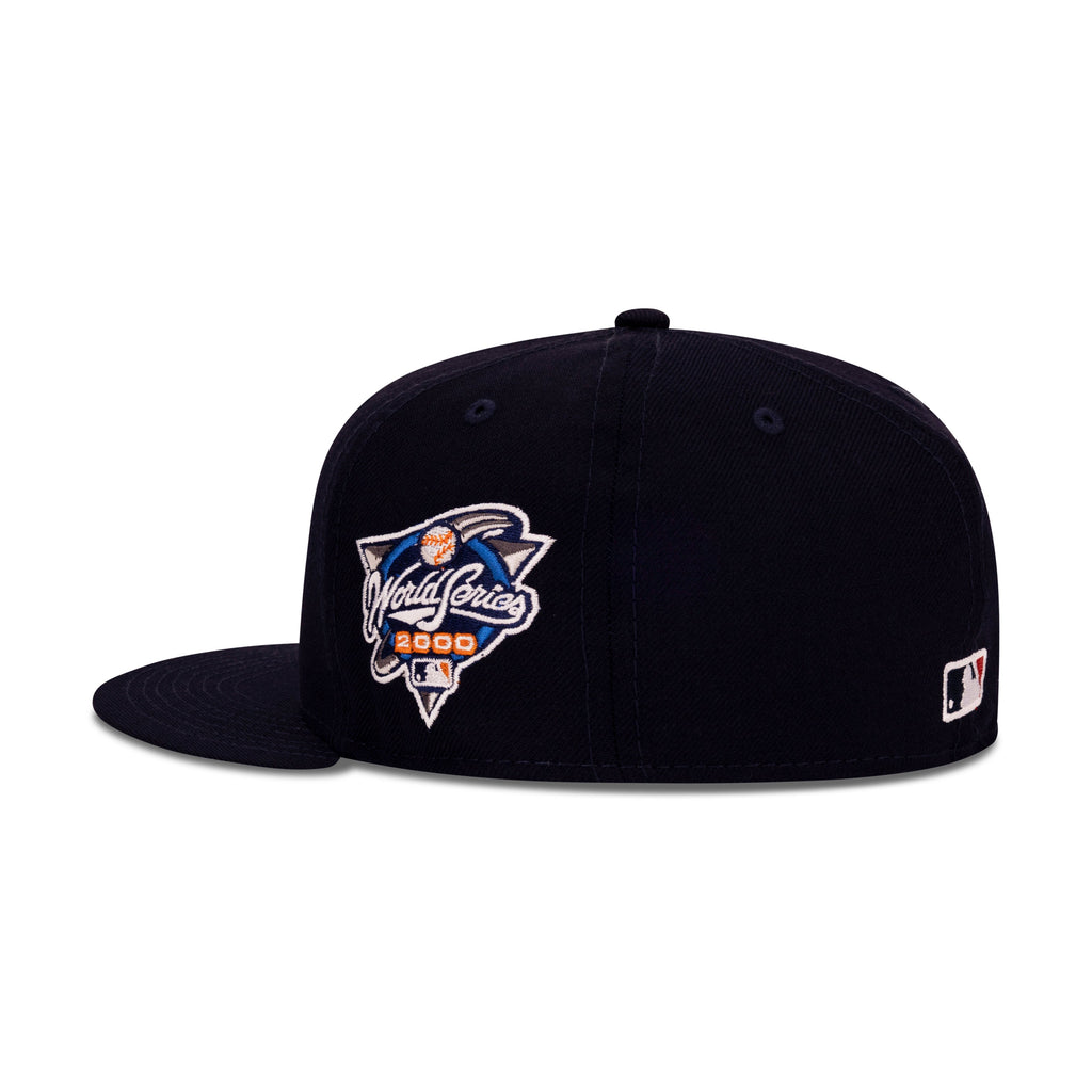 New Era New York Yankees Fitted Grey Bottom "Navy White" (2000 World Series Embroidery)