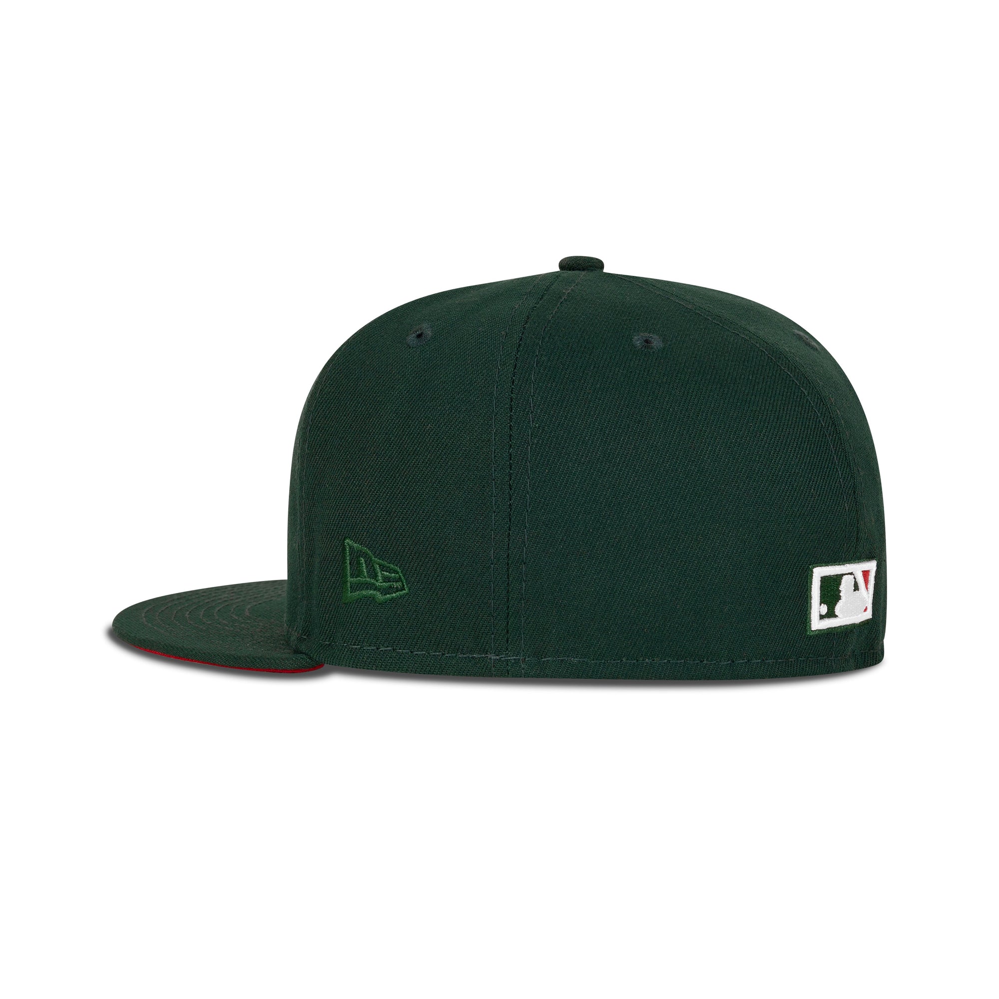 New Era L.A. Anaheim Angels Fitted Red Bottom "Green Red Silver" (2010 All Star Game Embroidery)