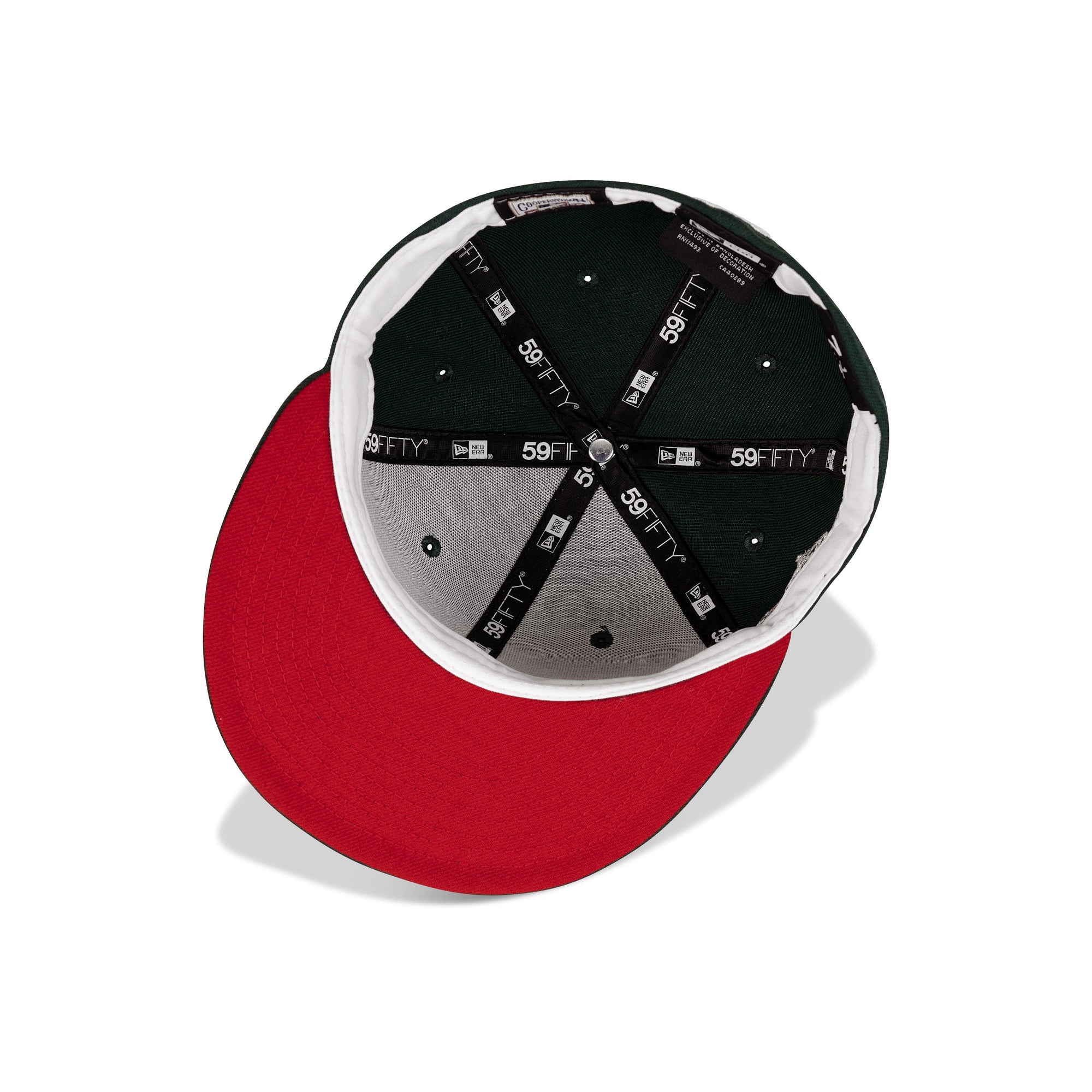New Era L.A. Anaheim Angels Fitted Red Bottom "Green Red Silver" (2010 All Star Game Embroidery)